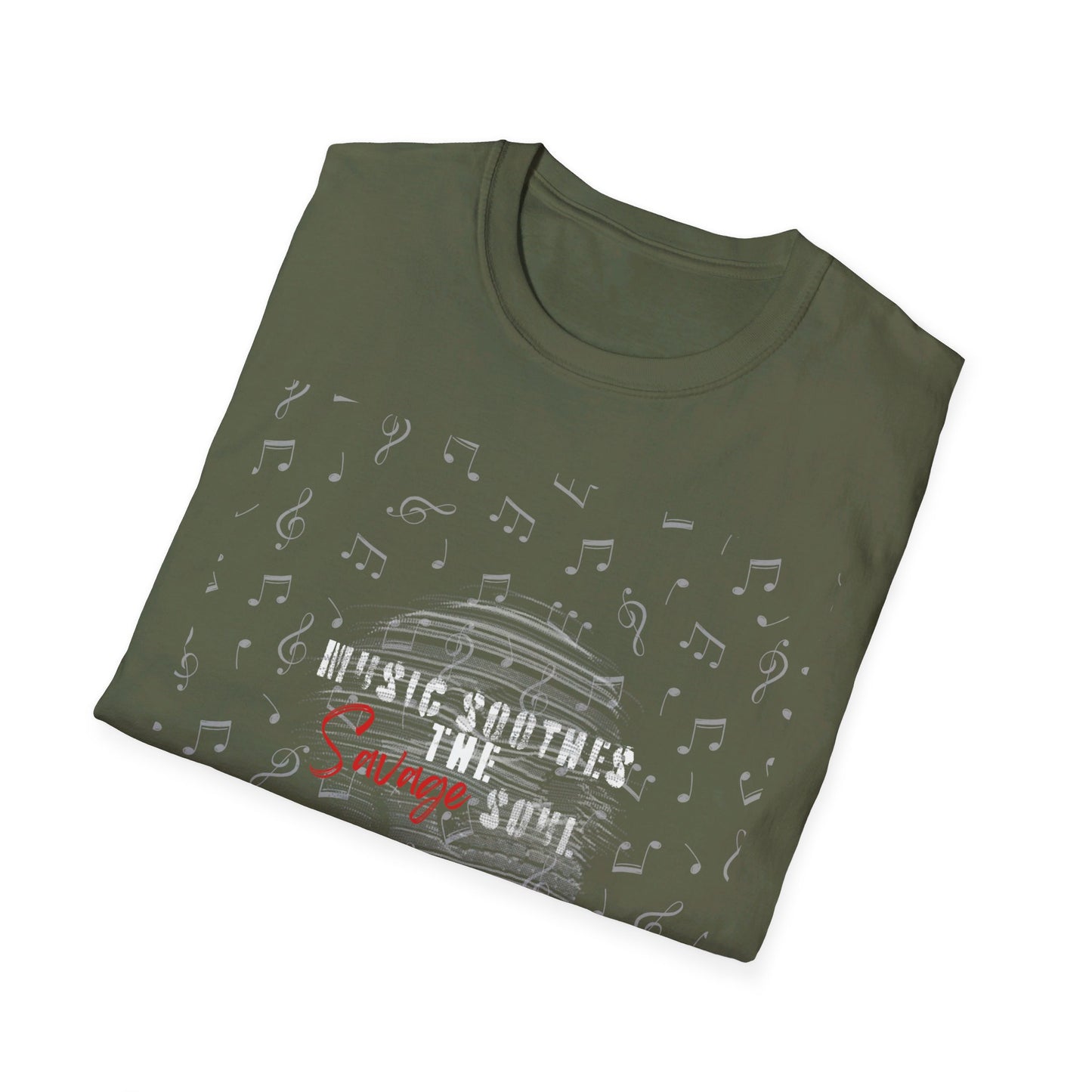 Unisex Softstyle T-Shirt - Music Soothes