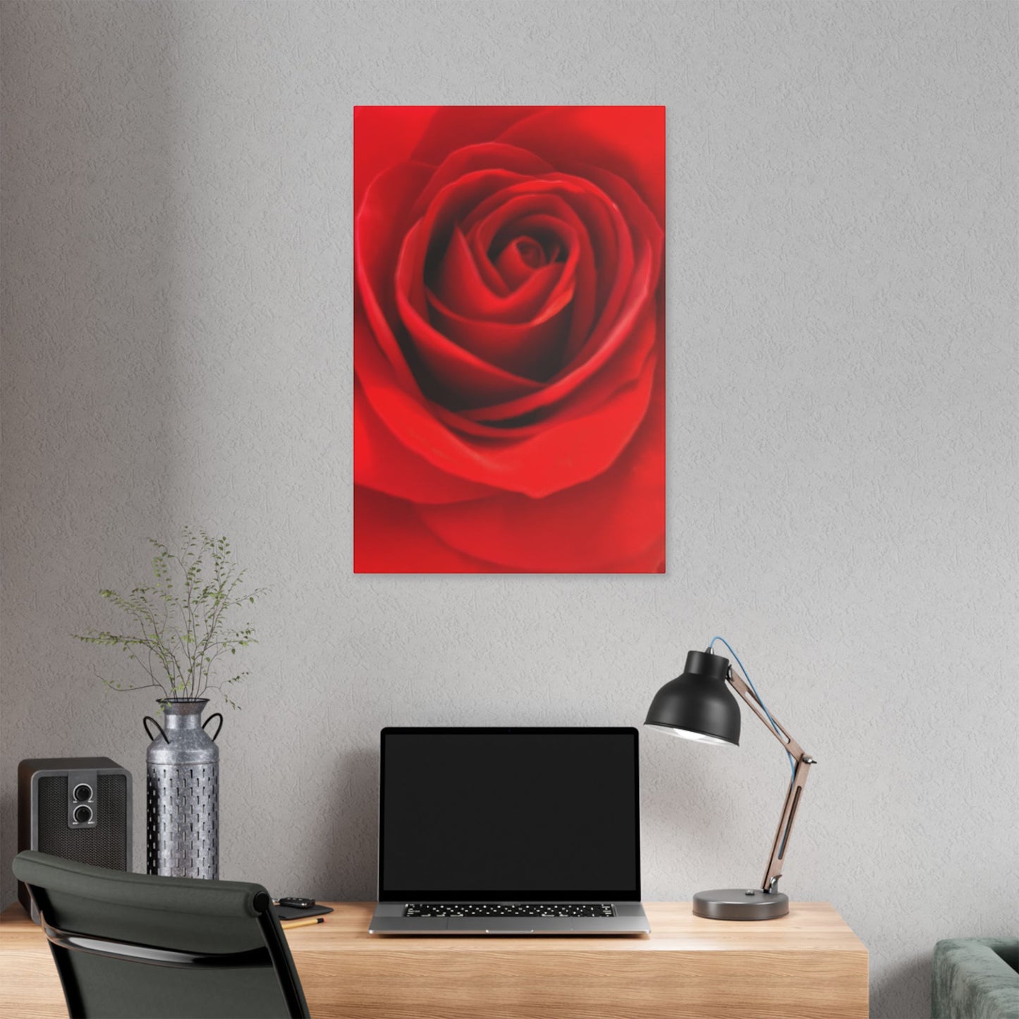 Classic Stretched Canvas - Rose