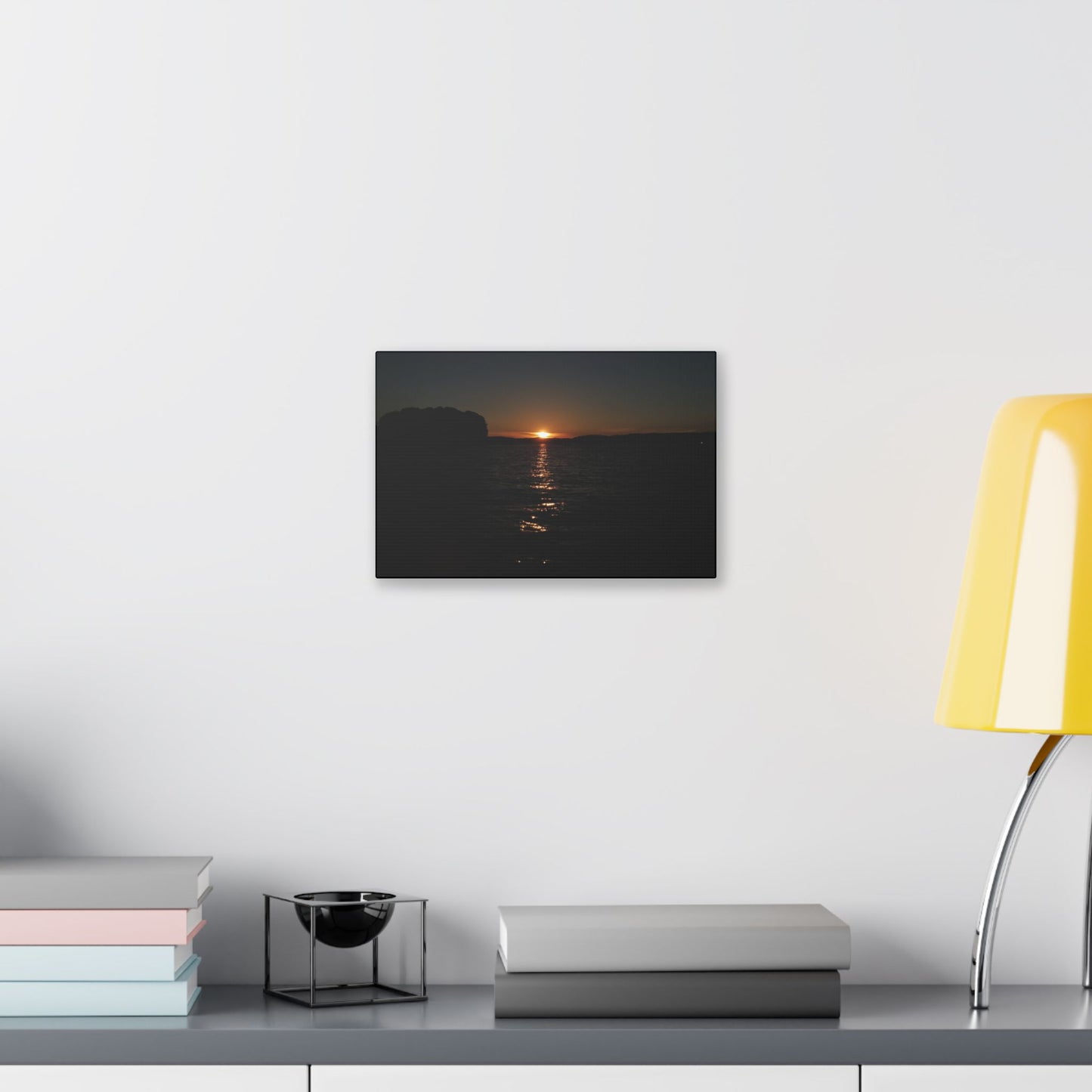 Classic Stretched Canvas - Sunset on Lake Alatoona