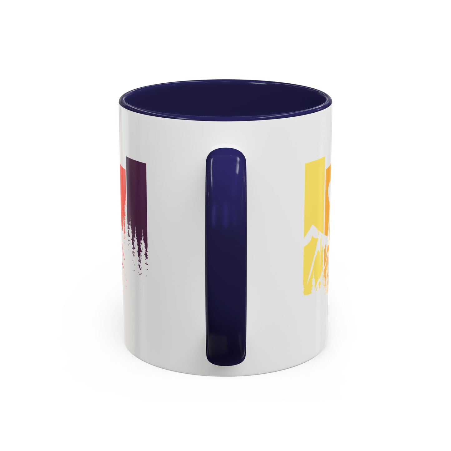 Colorful Mountain Adventure Coffee Mug, Nature Lover's Gift, Camping Mug, Hiking Coffee Cup, Outdoor Enthusiast Drinkware