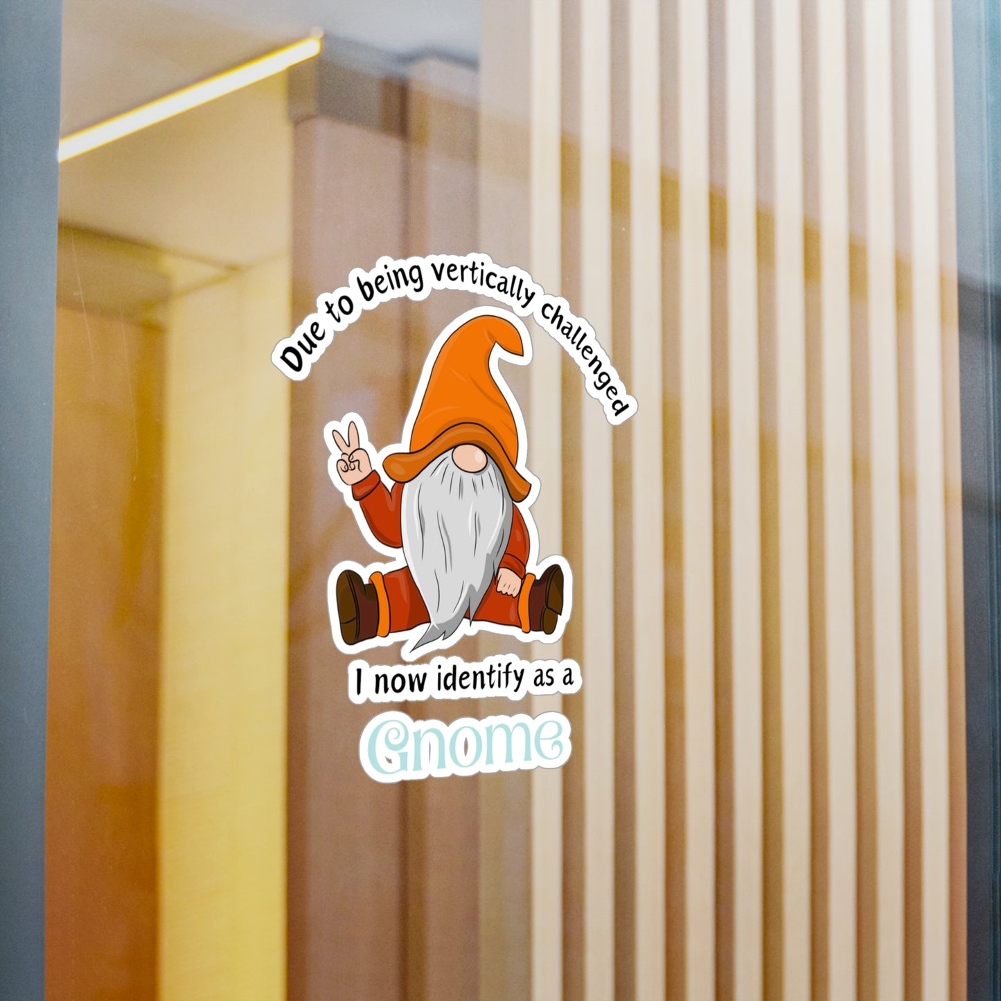 Kiss-Cut Vinyl Decals - Gnome