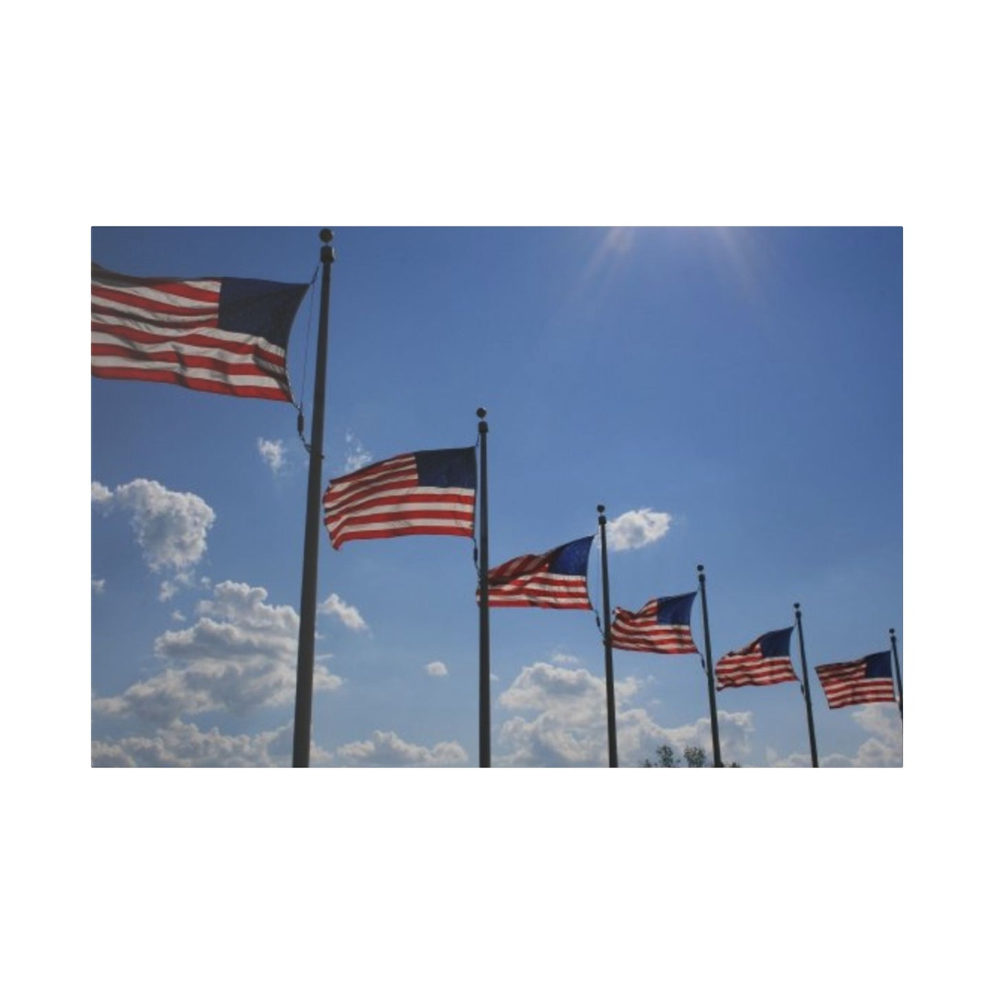 Classic Stretched Canvas - Flags