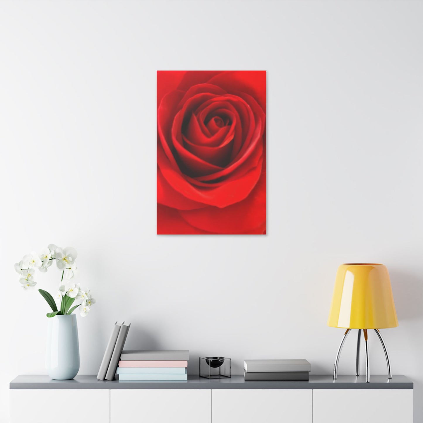 Classic Stretched Canvas - Rose