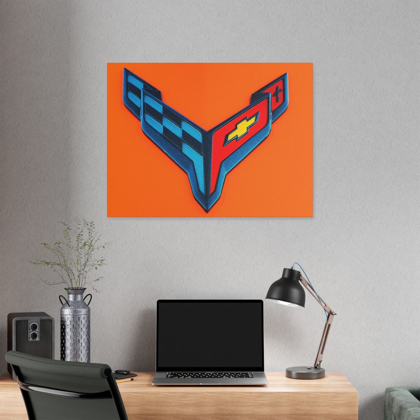 Classic Stretched Canvas - Corvette