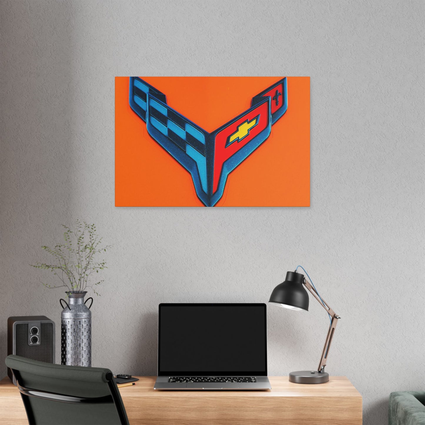 Classic Stretched Canvas - Corvette