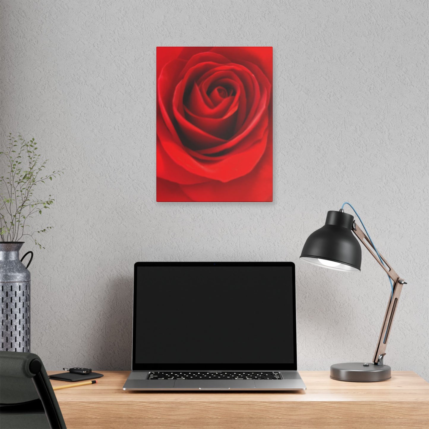 Classic Stretched Canvas - Rose