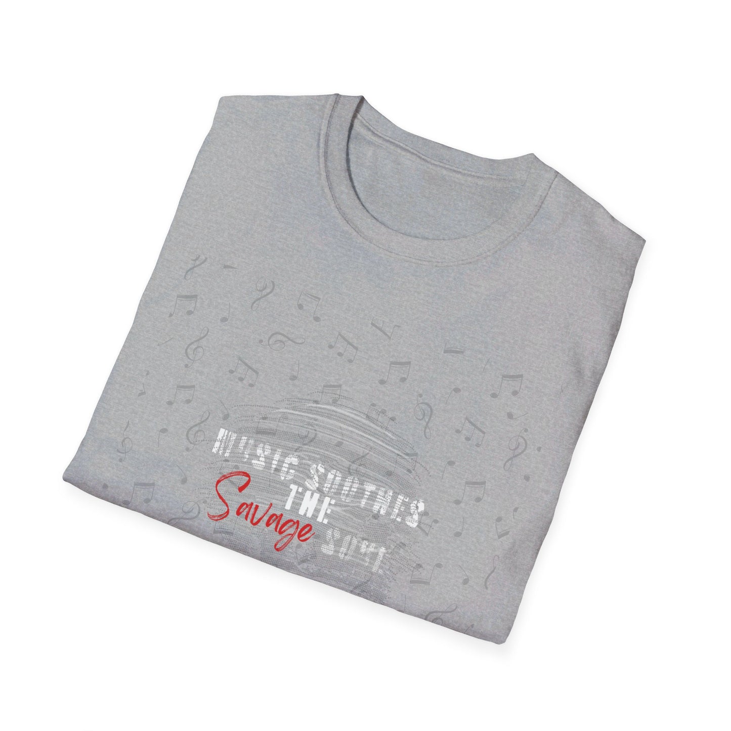 Unisex Softstyle T-Shirt - Music Soothes