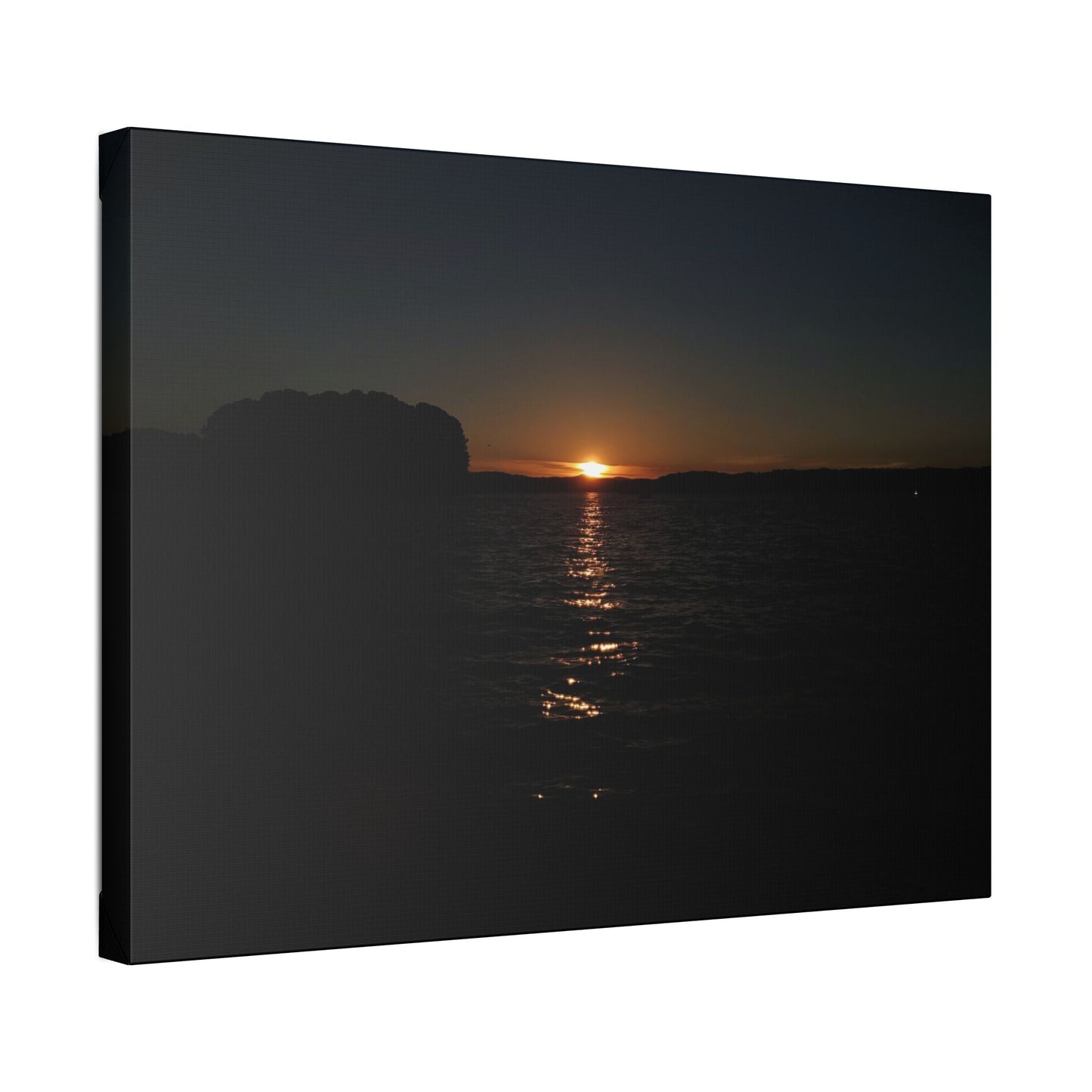 Classic Stretched Canvas - Sunset on Lake Alatoona