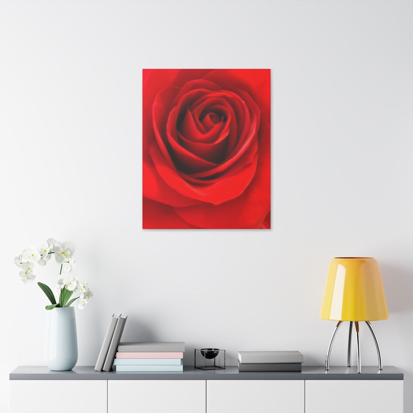 Classic Stretched Canvas - Rose