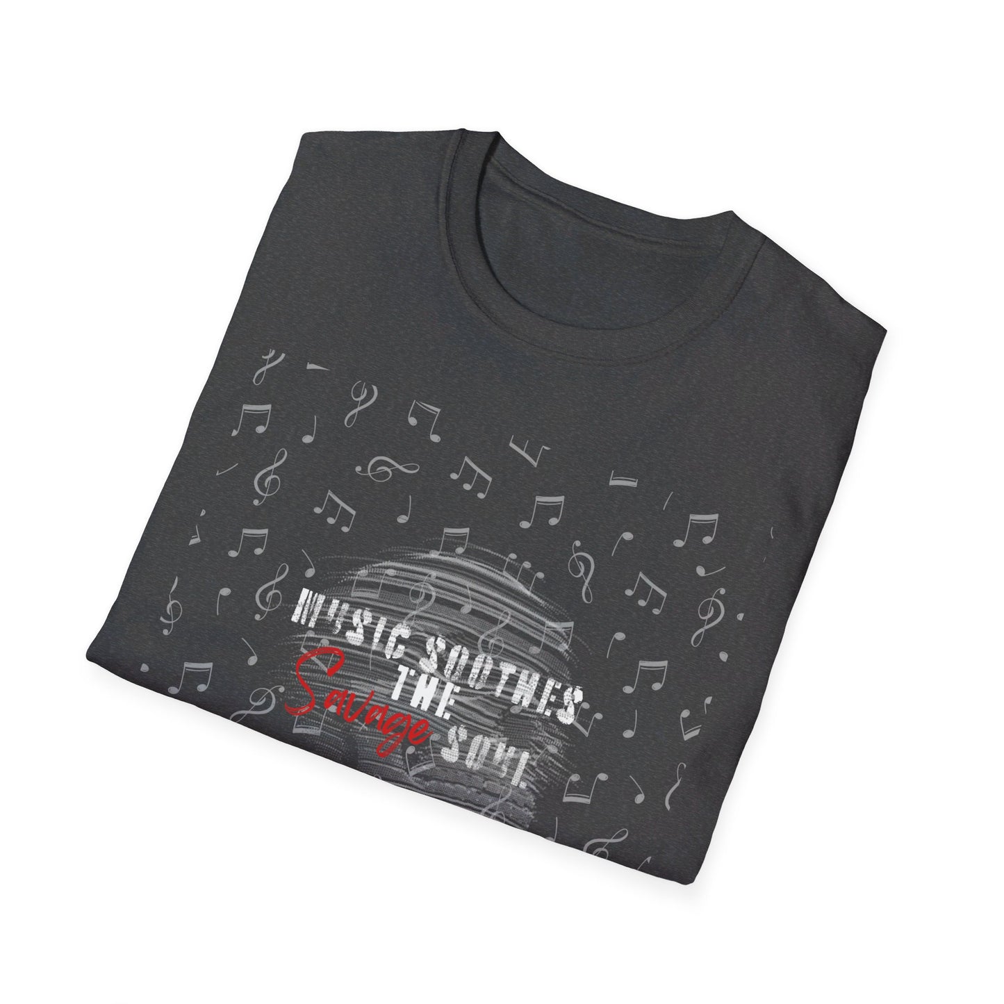 Unisex Softstyle T-Shirt - Music Soothes