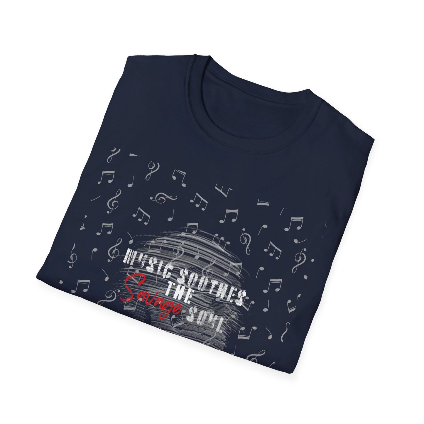 Unisex Softstyle T-Shirt - Music Soothes