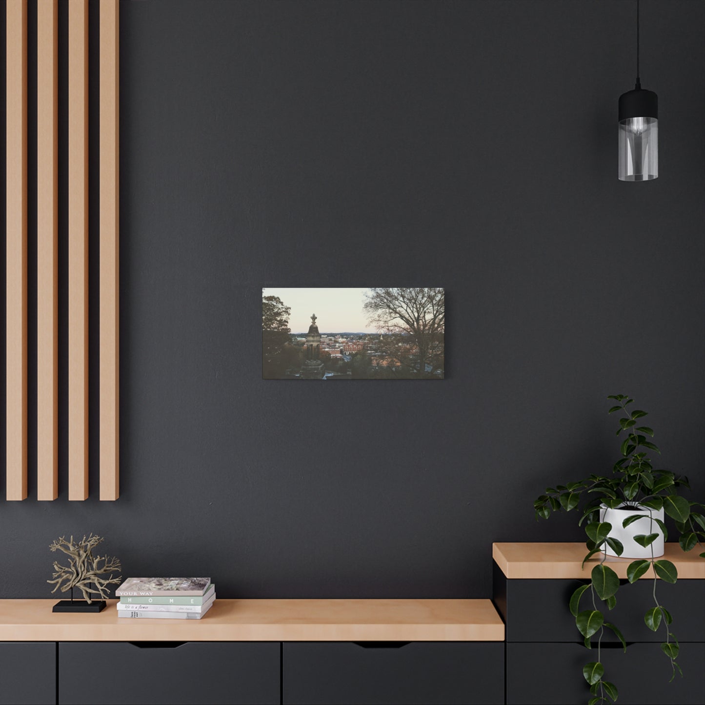 Classic Canvas - Rome, GA Cityscape in Old-Time color