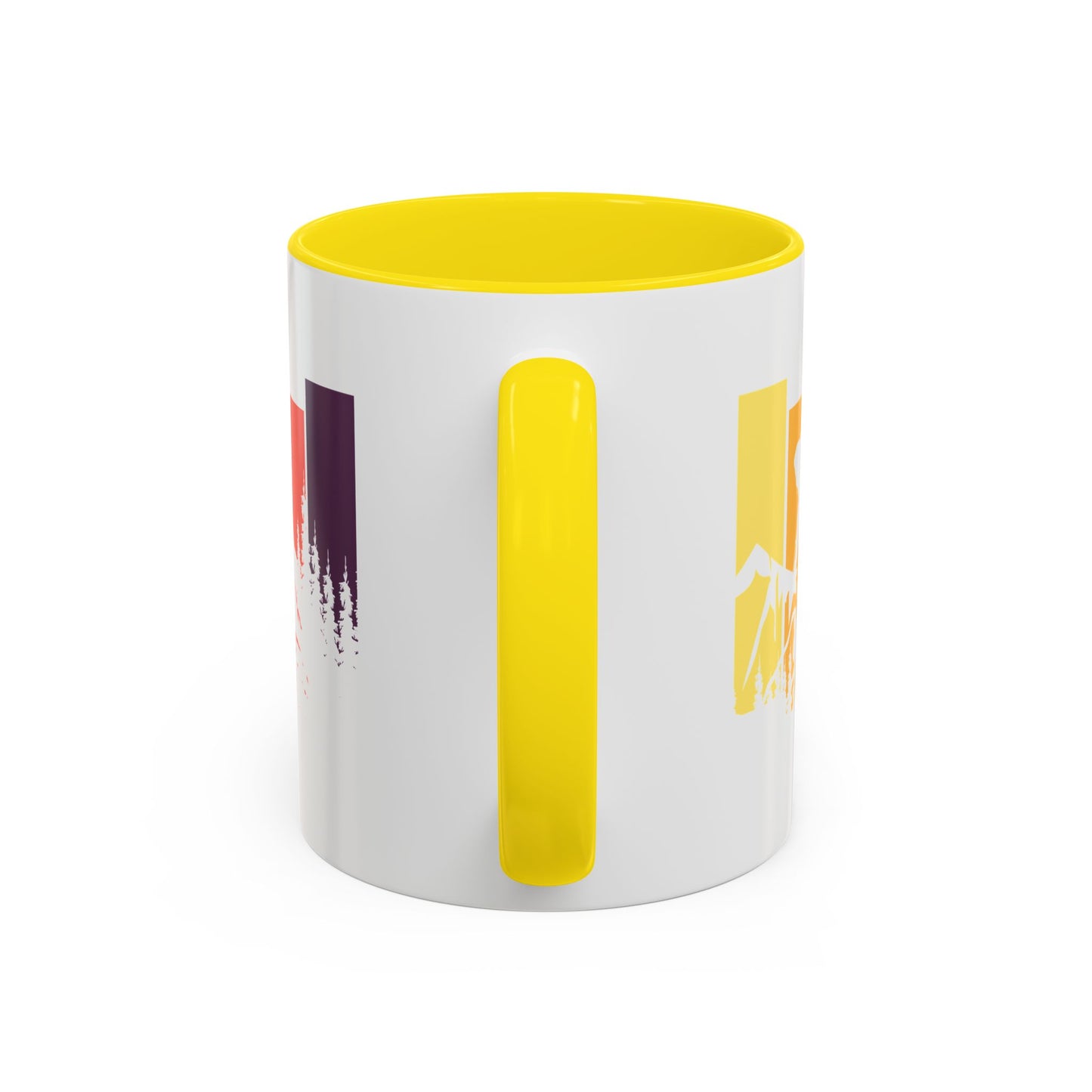 Colorful Mountain Adventure Coffee Mug, Nature Lover's Gift, Camping Mug, Hiking Coffee Cup, Outdoor Enthusiast Drinkware