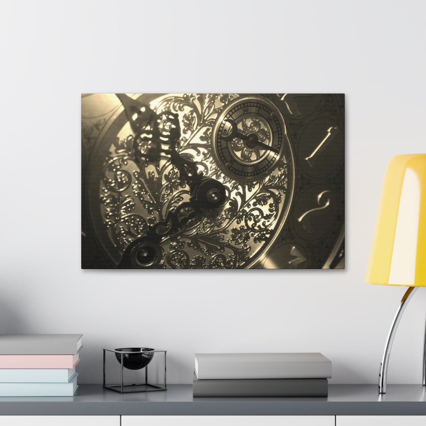 Canvas Stretched, 1.5'' - Grandfather Clock