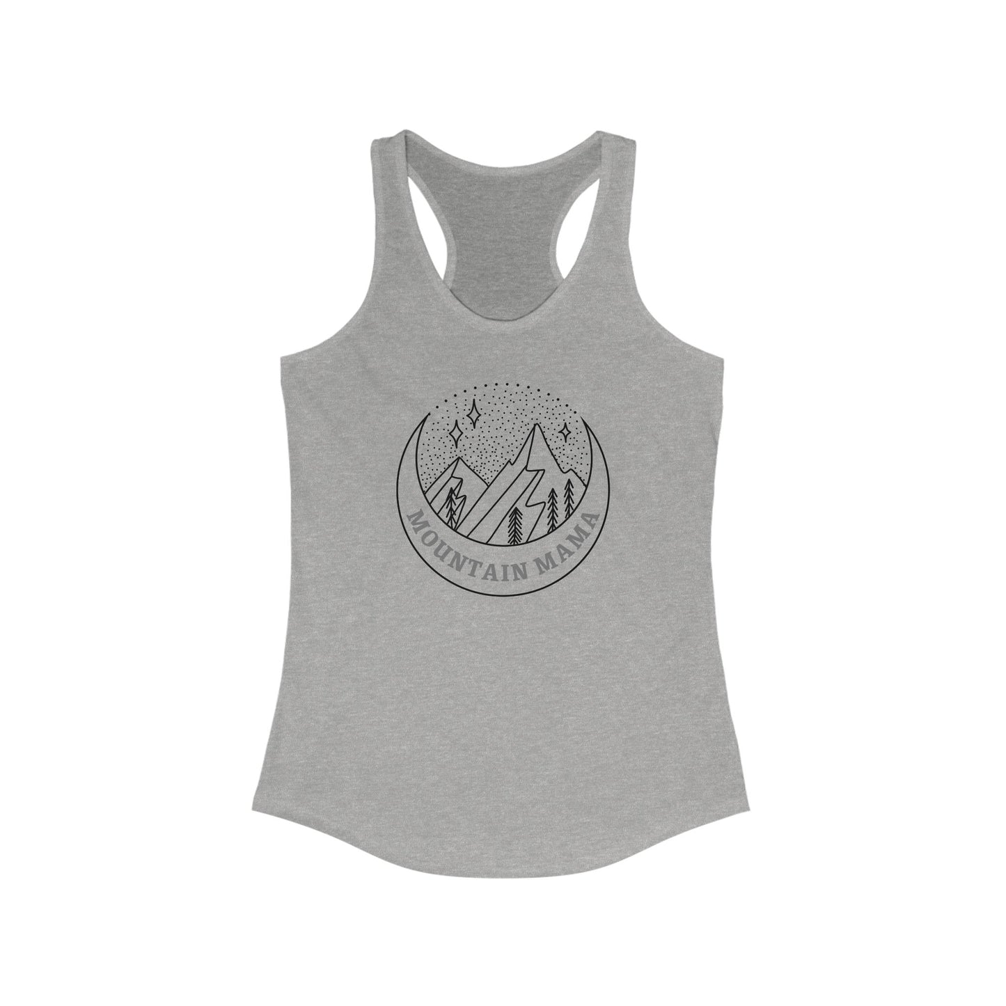 Women's Ideal Racerback Tank/Mountain Mama