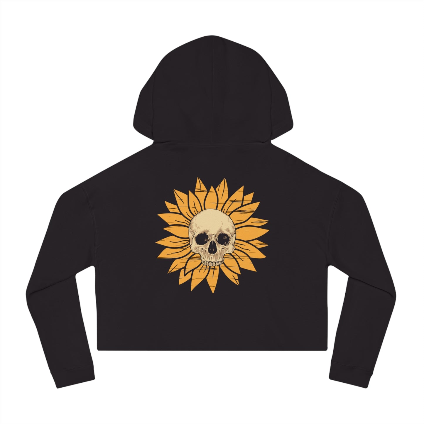 Womens Cropped Hooded Sweatshirt