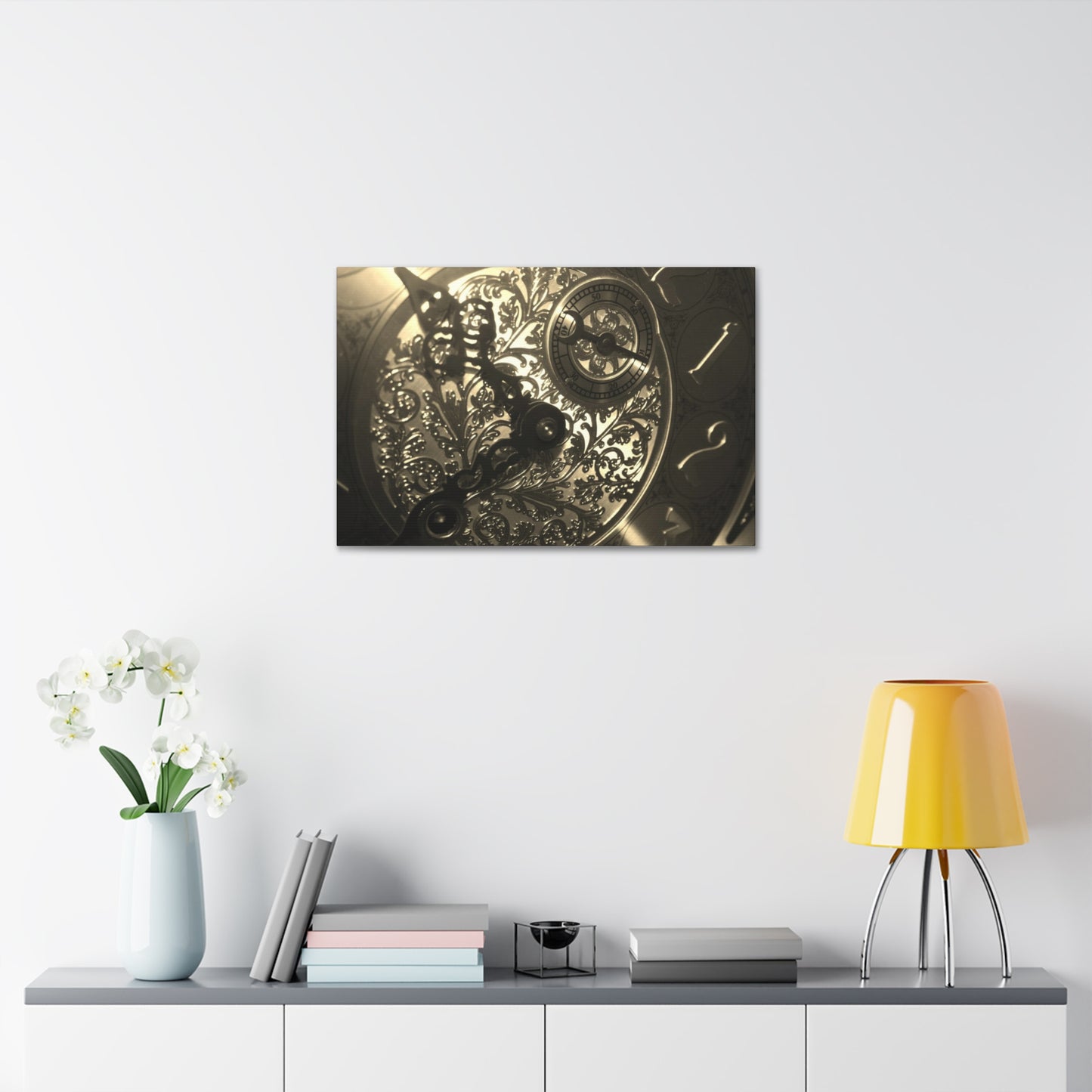 Canvas Stretched, 1.5'' - Grandfather Clock
