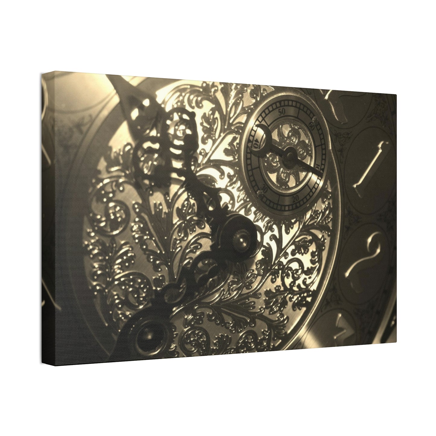 Canvas Stretched, 1.5'' - Grandfather Clock