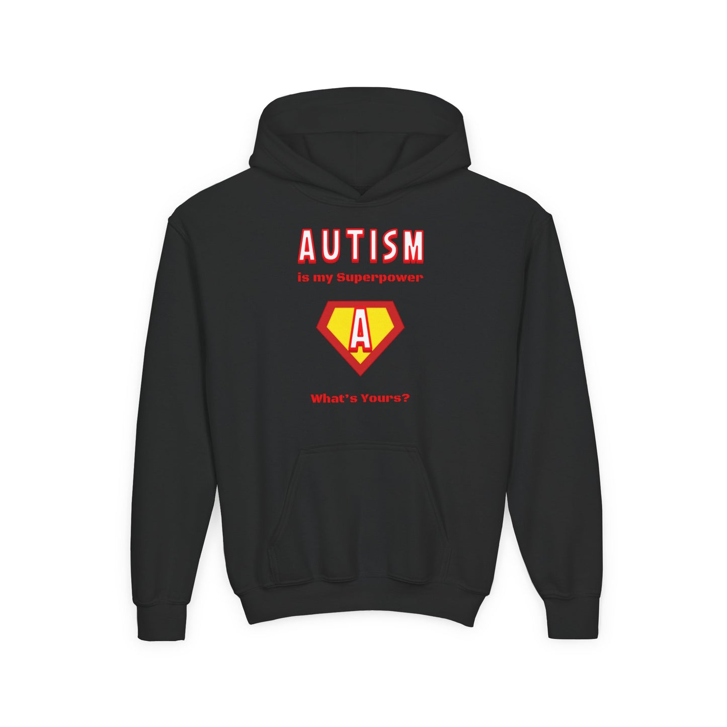 Youth Heavy Blend Hooded Sweatshirt - Superpower
