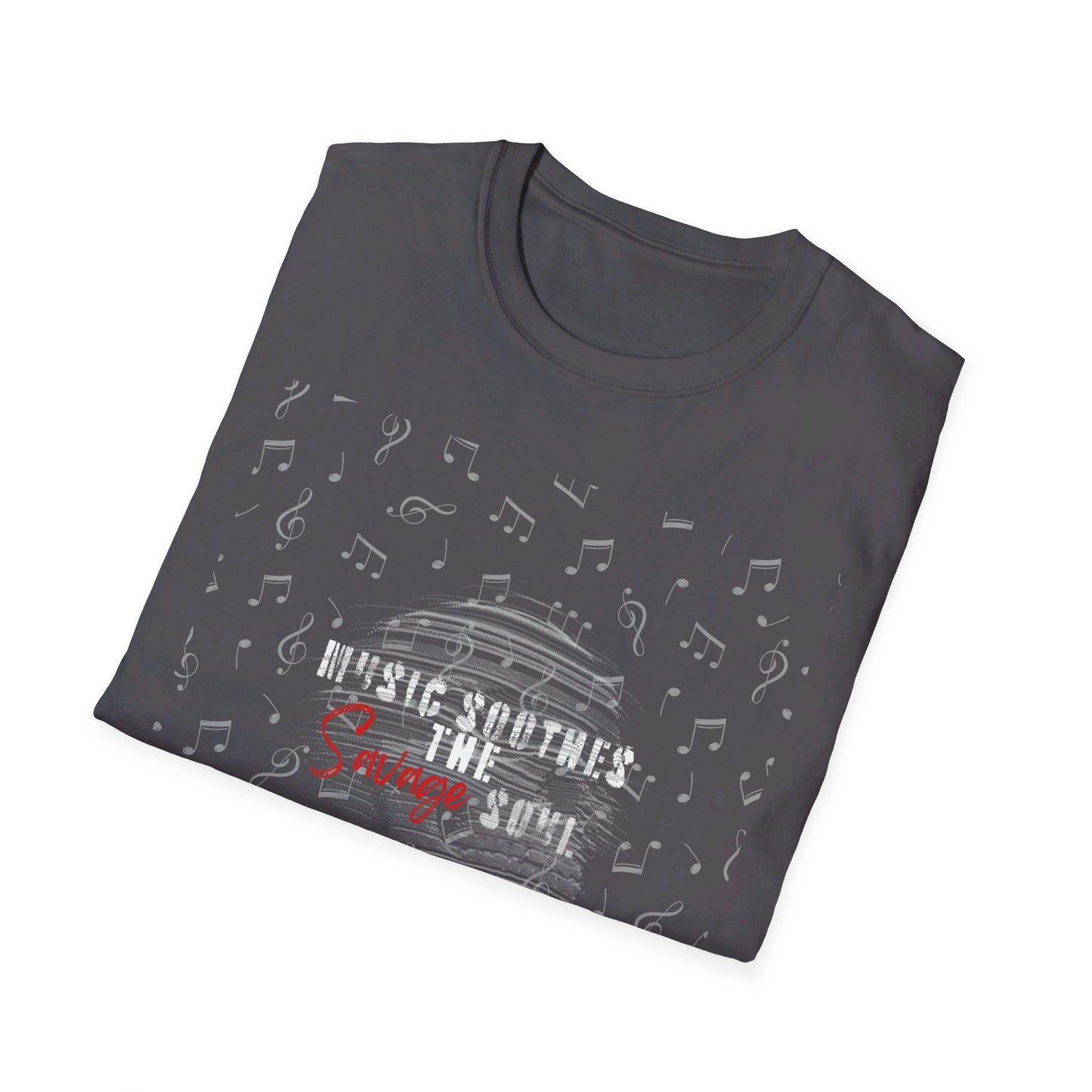 Unisex Softstyle T-Shirt - Music Soothes