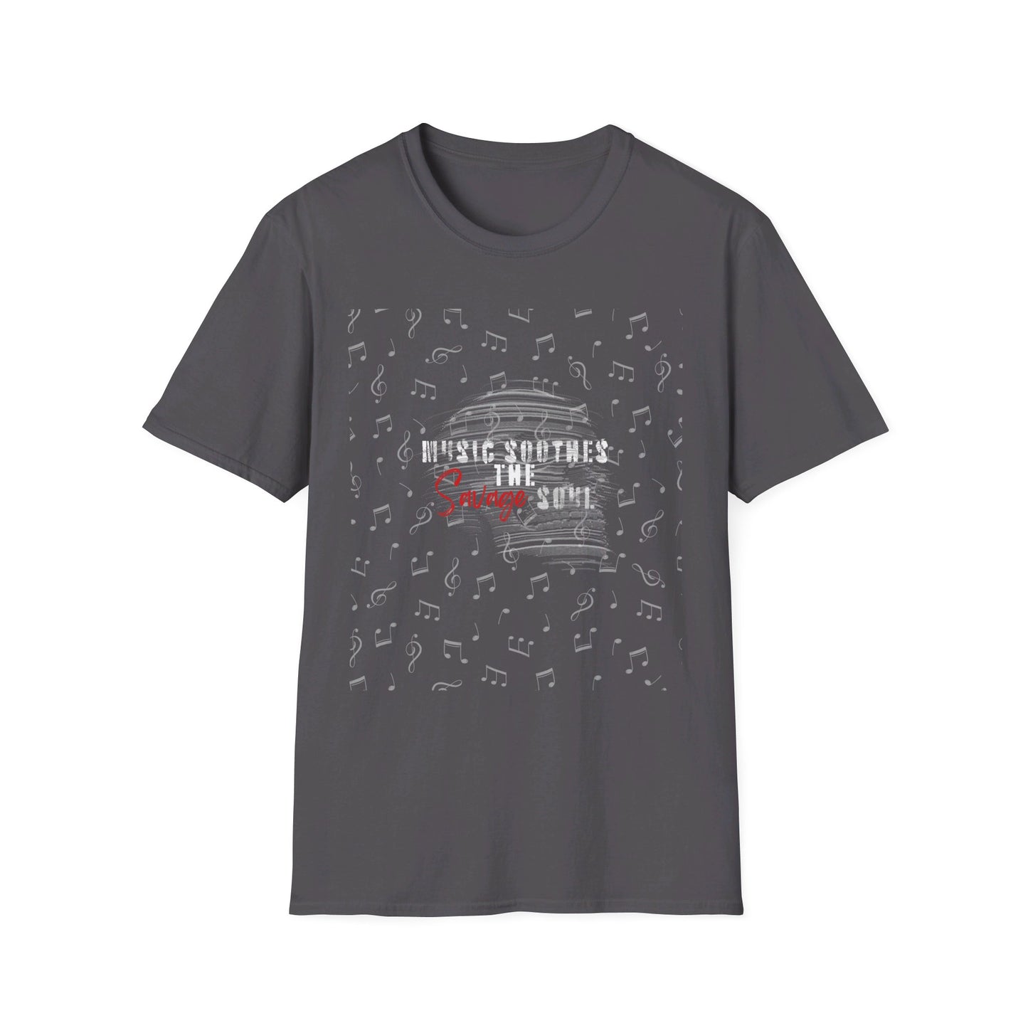 Unisex Softstyle T-Shirt - Music Soothes