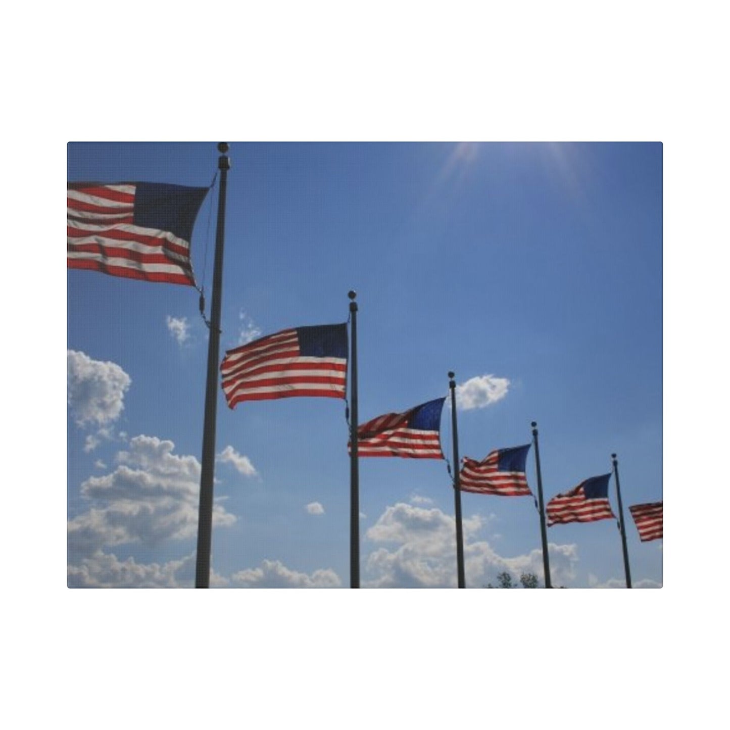 Classic Stretched Canvas - Flags