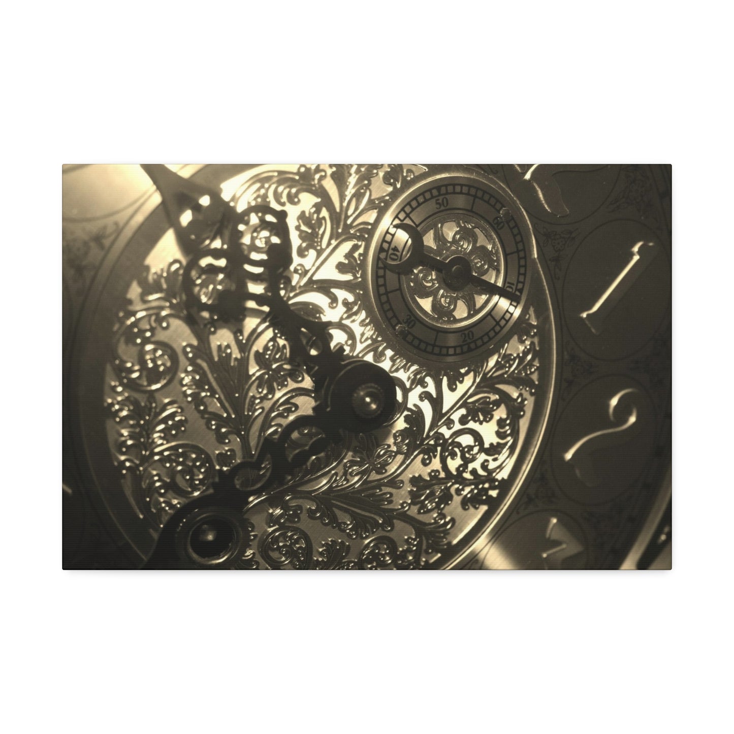 Canvas Stretched, 1.5'' - Grandfather Clock