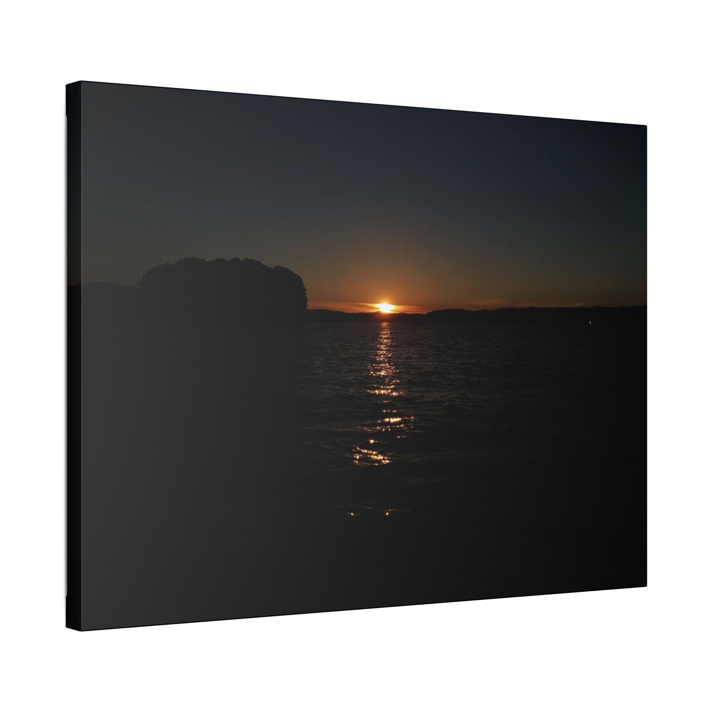 Classic Stretched Canvas - Sunset on Lake Alatoona