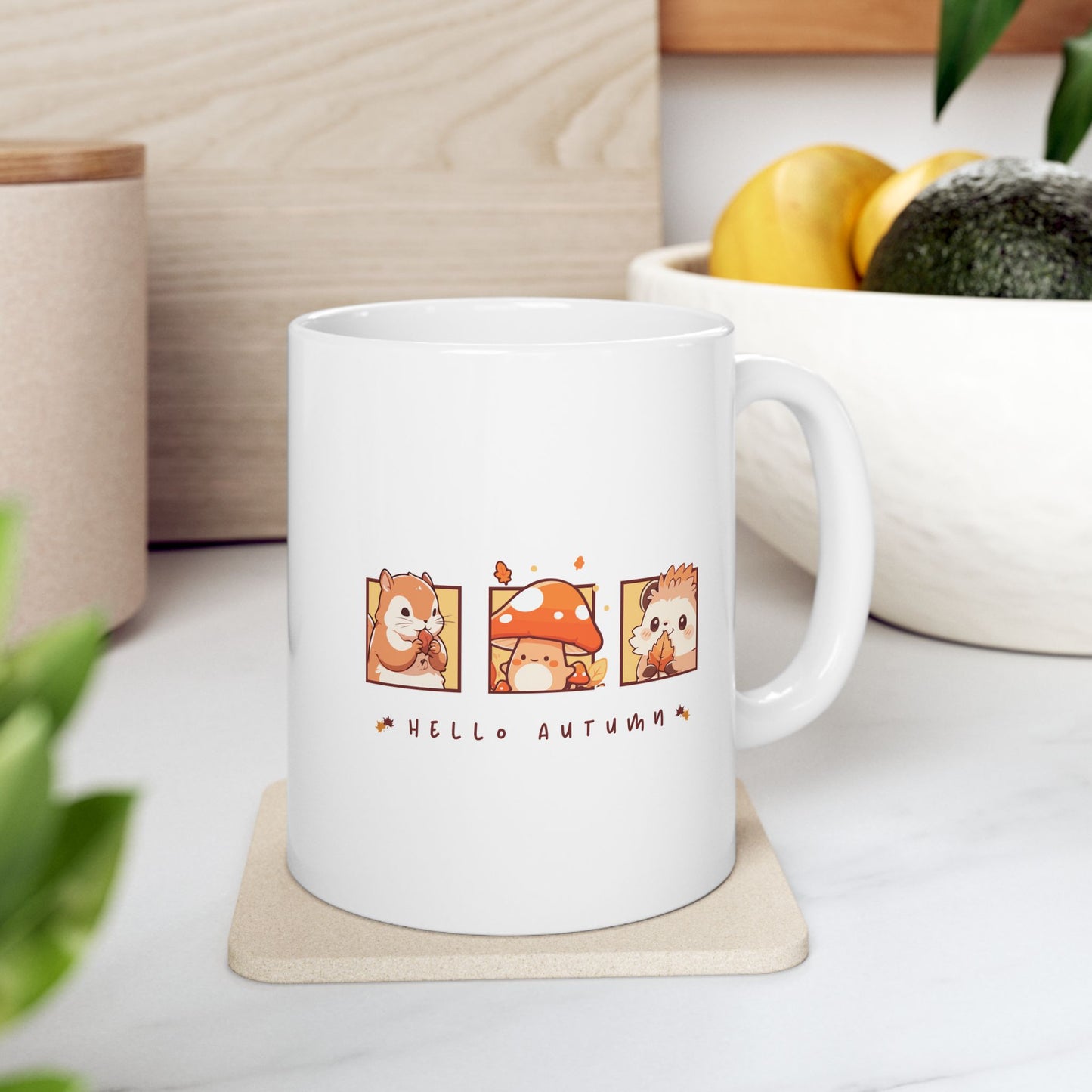 Cute Animal Ceramic Mug, Funny Gift for Animal Lovers, Coffee Tea Cup, Home Decor, Birthday Present, 11oz, 15oz