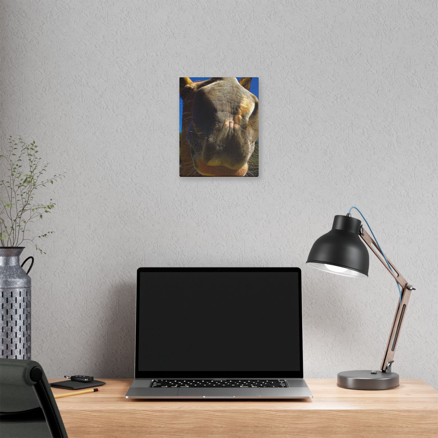 Classic Stretched Canvas - Its A Horse Of Course