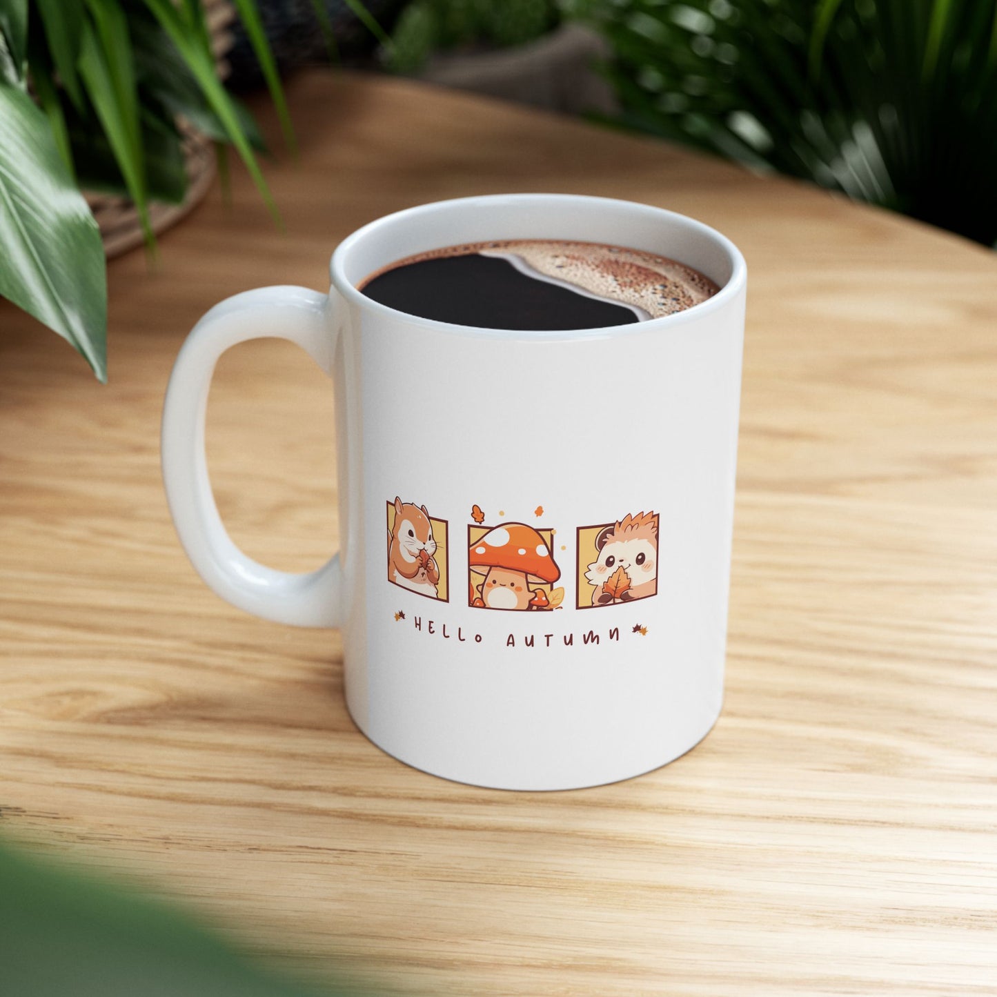 Cute Animal Ceramic Mug, Funny Gift for Animal Lovers, Coffee Tea Cup, Home Decor, Birthday Present, 11oz, 15oz
