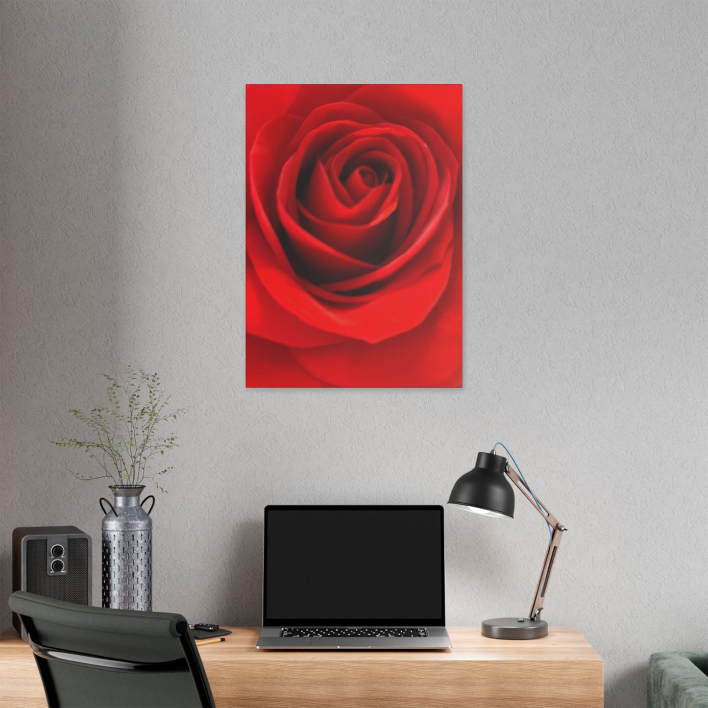 Classic Stretched Canvas - Rose