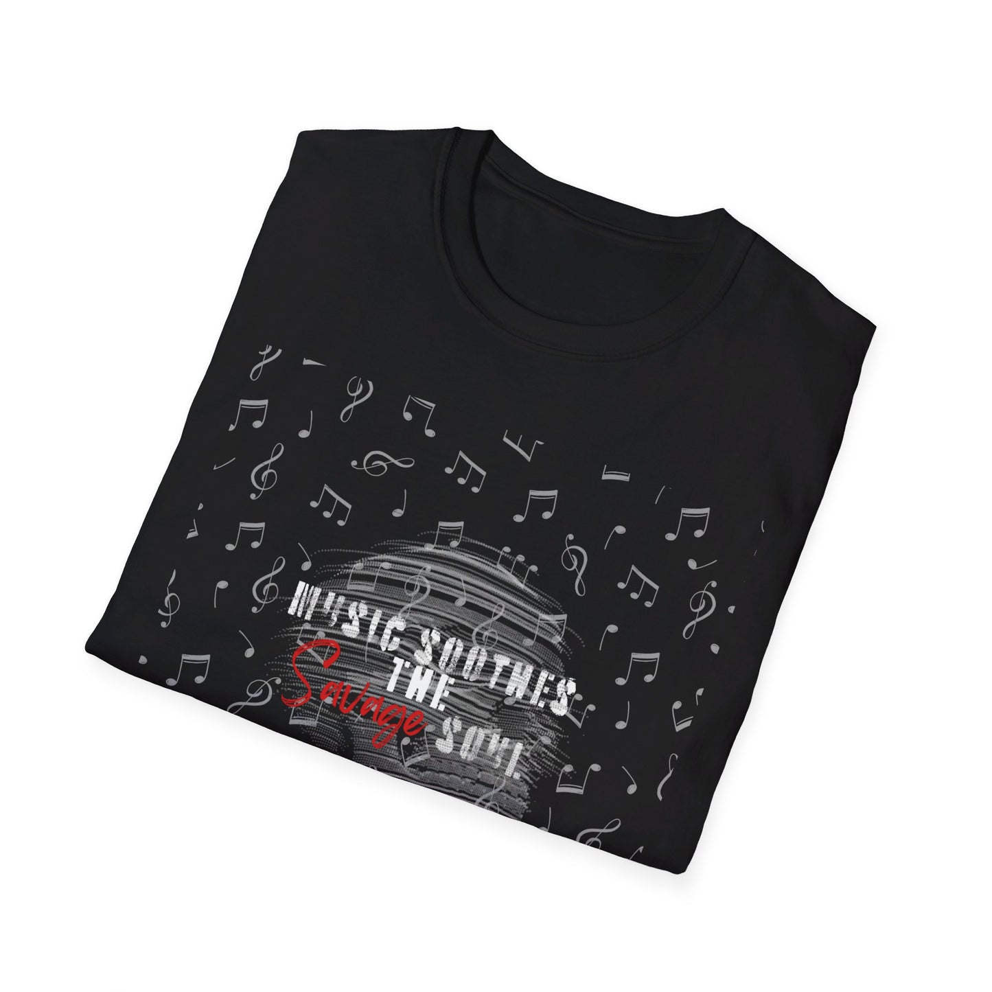 Unisex Softstyle T-Shirt - Music Soothes