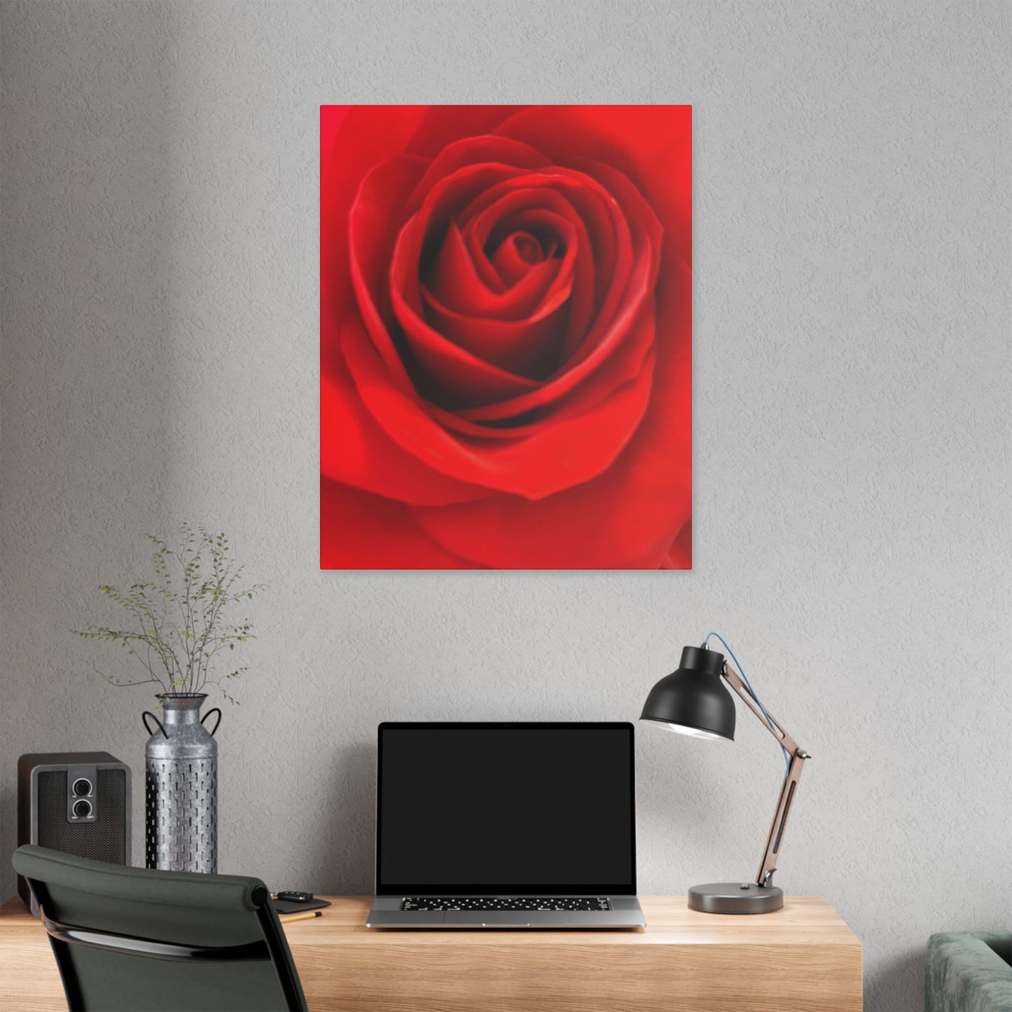 Classic Stretched Canvas - Rose