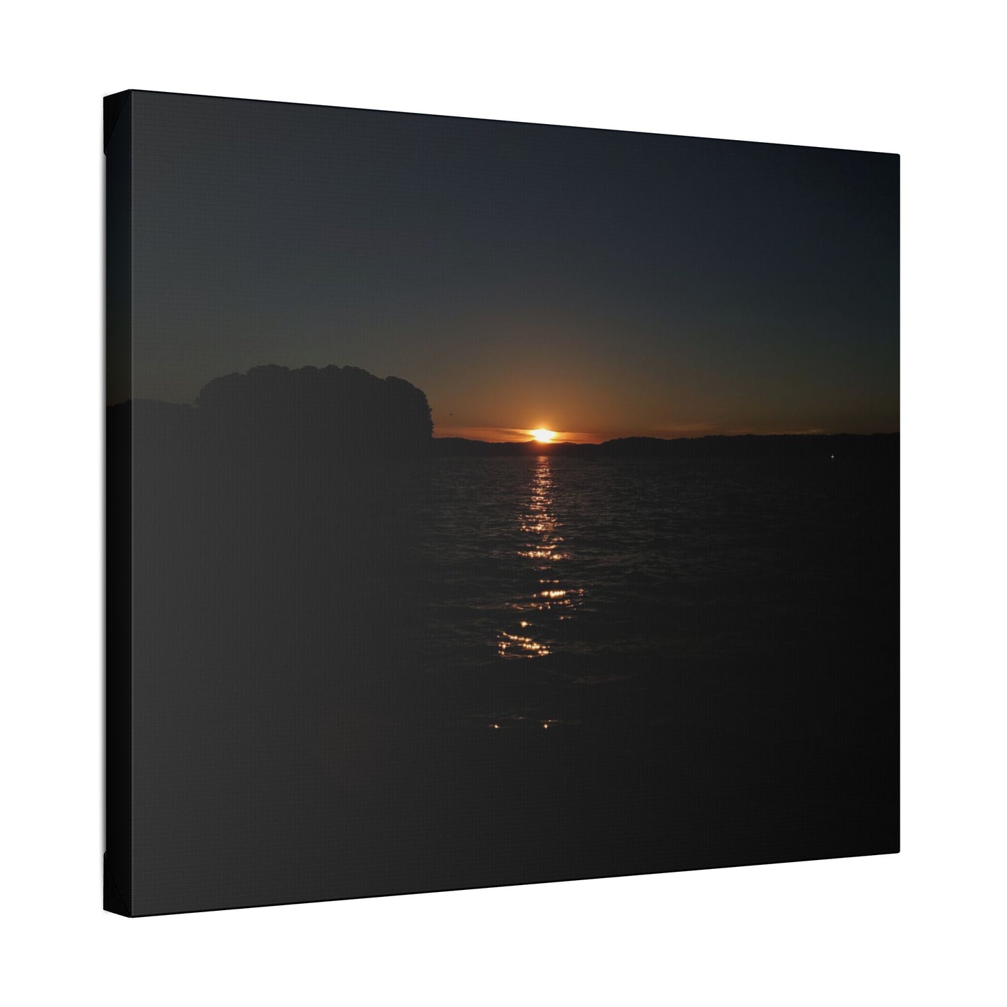 Classic Stretched Canvas - Sunset on Lake Alatoona