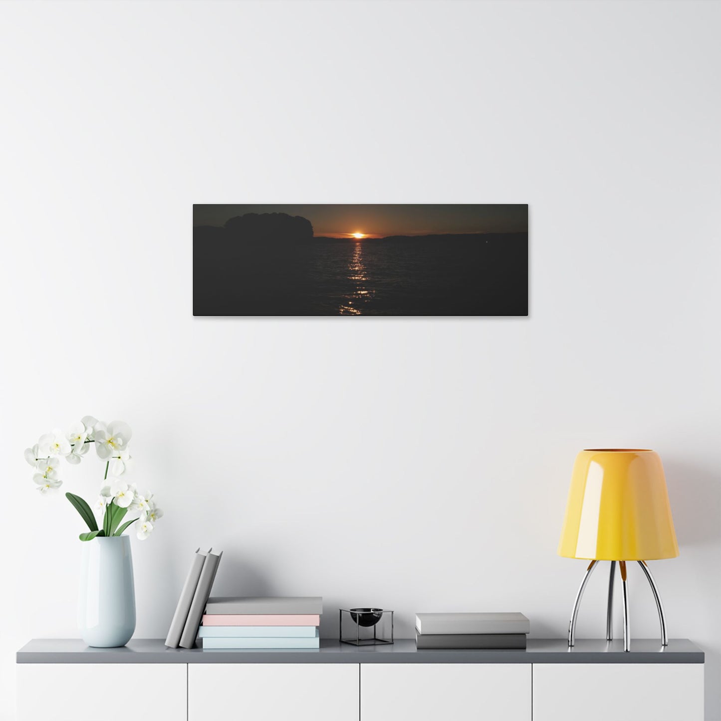 Classic Stretched Canvas - Sunset on Lake Alatoona