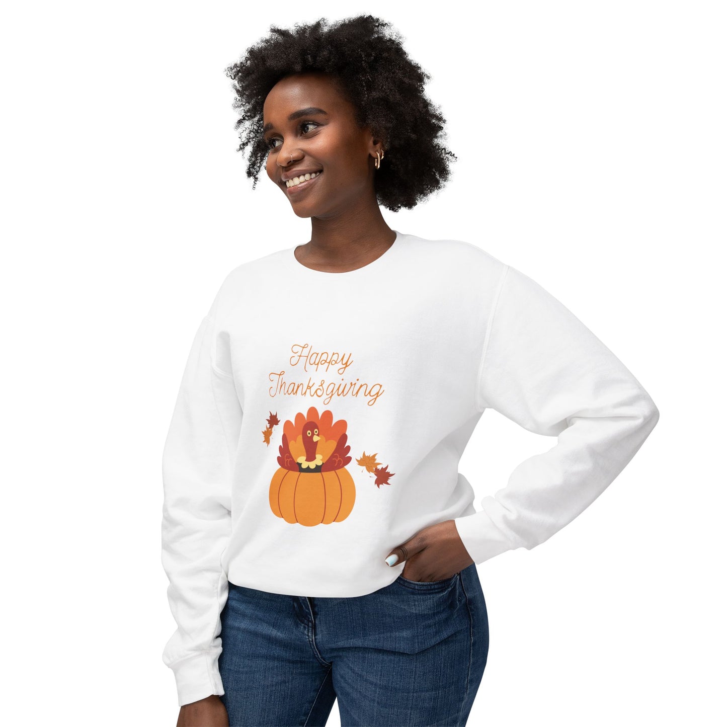 Thanksgiving Crewneck Sweatshirt, Cozy Fall Sweater, Holiday Apparel, Cute Thanksgiving Gift, Family Gathering Outfit