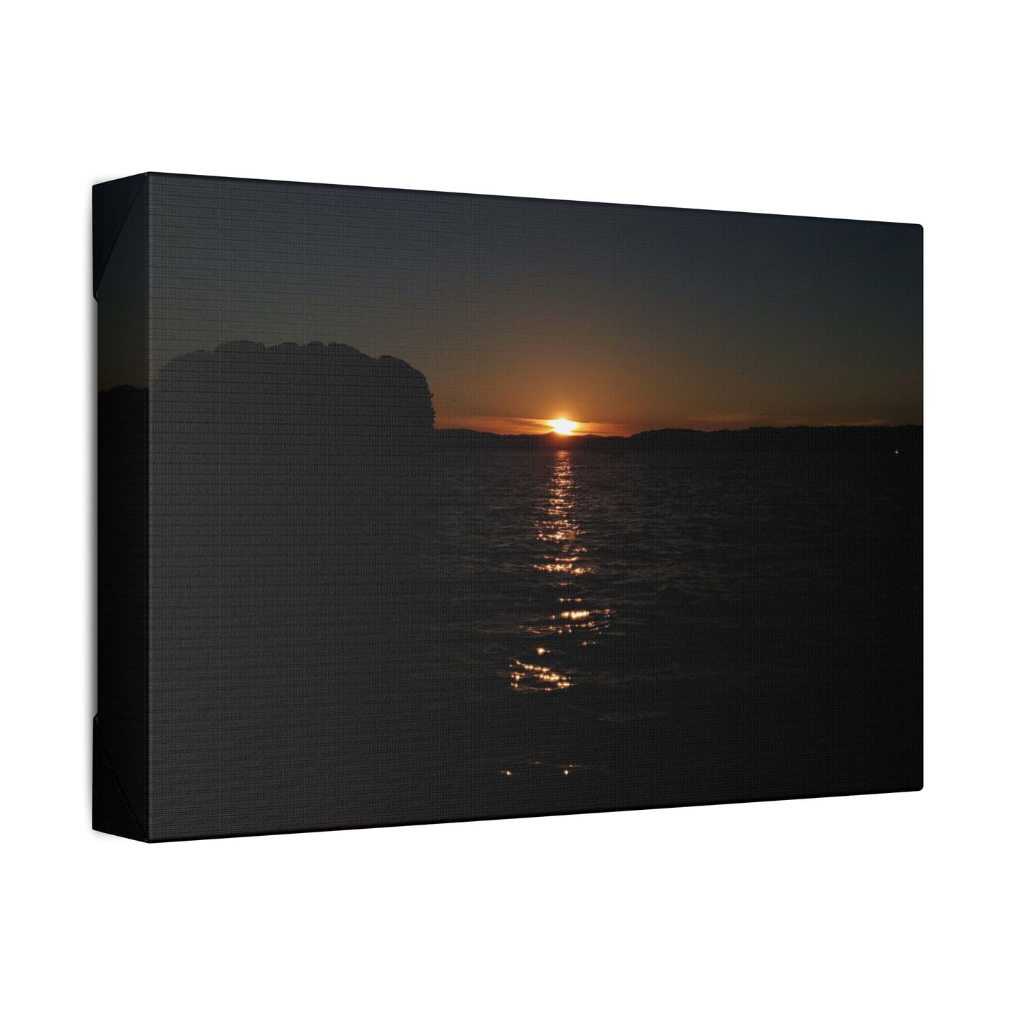 Classic Stretched Canvas - Sunset on Lake Alatoona
