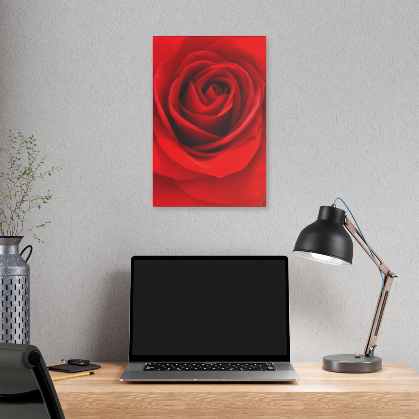 Classic Stretched Canvas - Rose