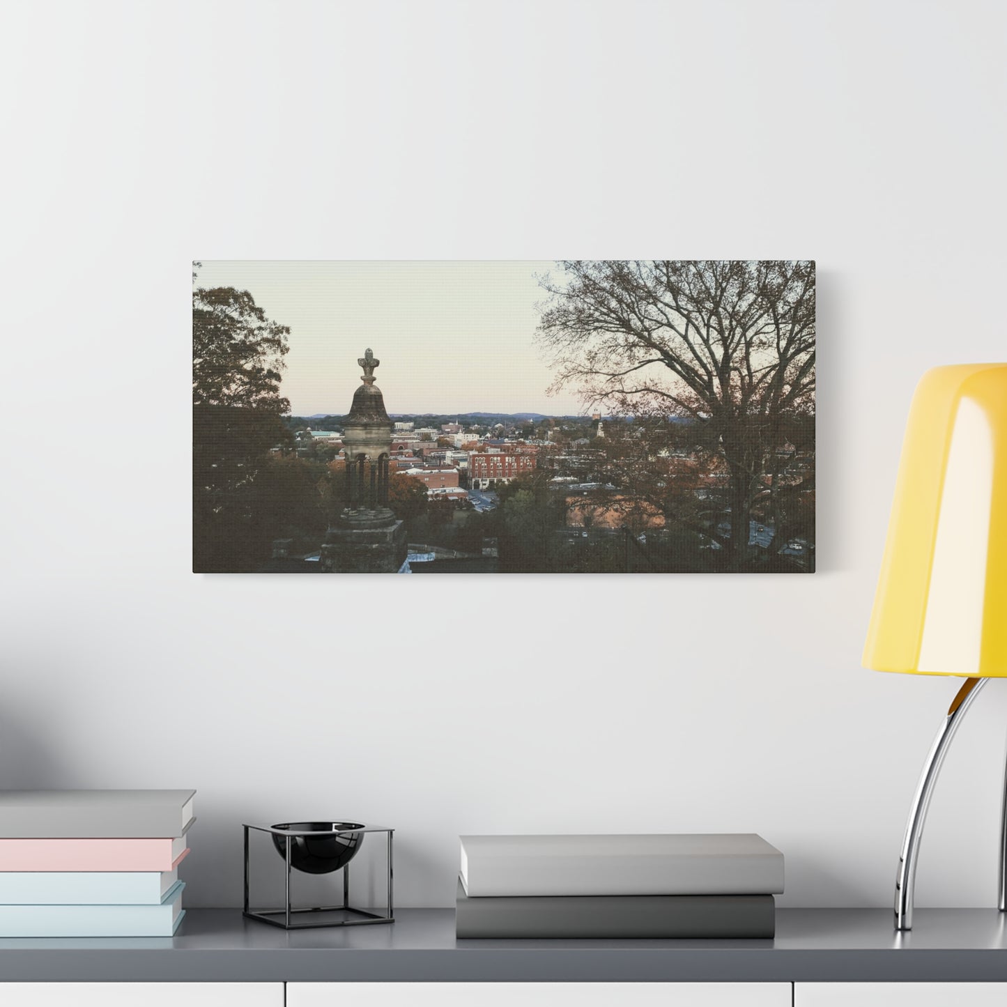 Classic Canvas - Rome, GA Cityscape in Old-Time color