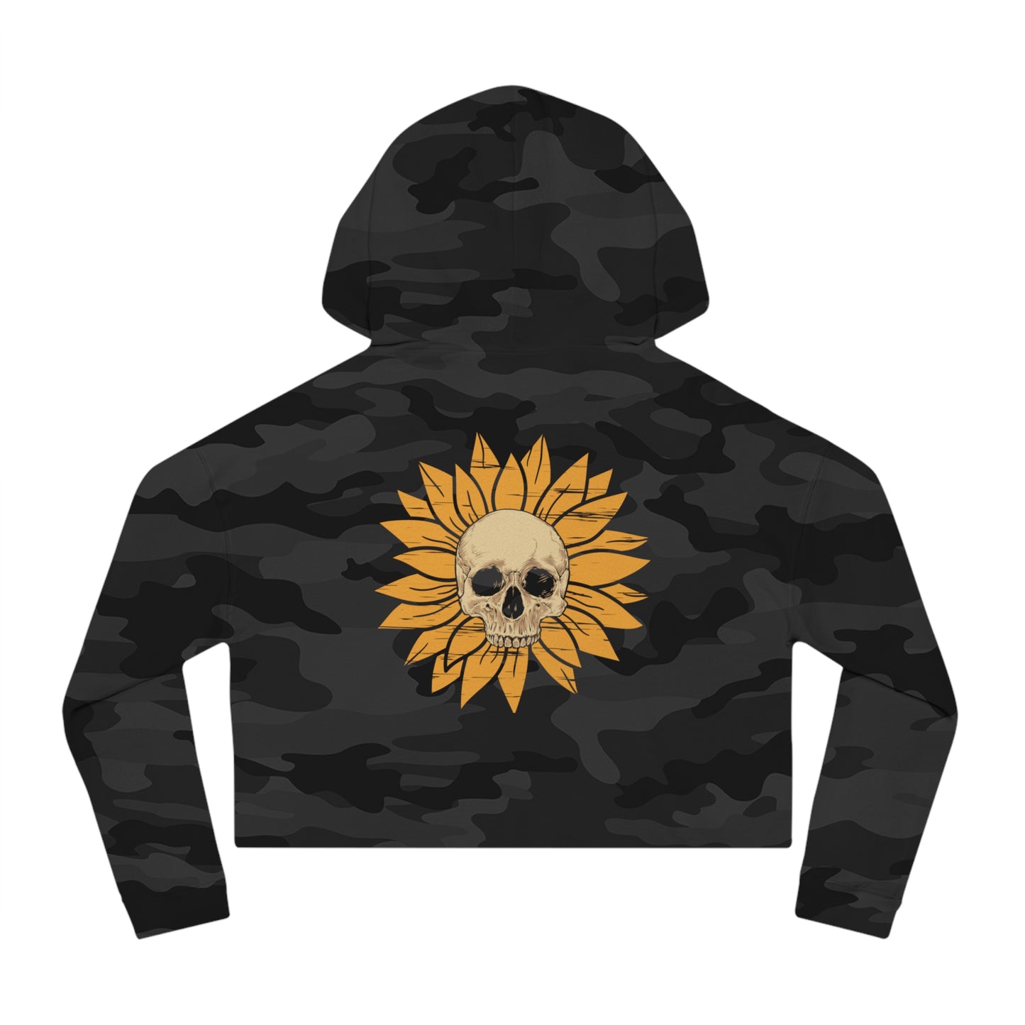 Womens Cropped Hooded Sweatshirt