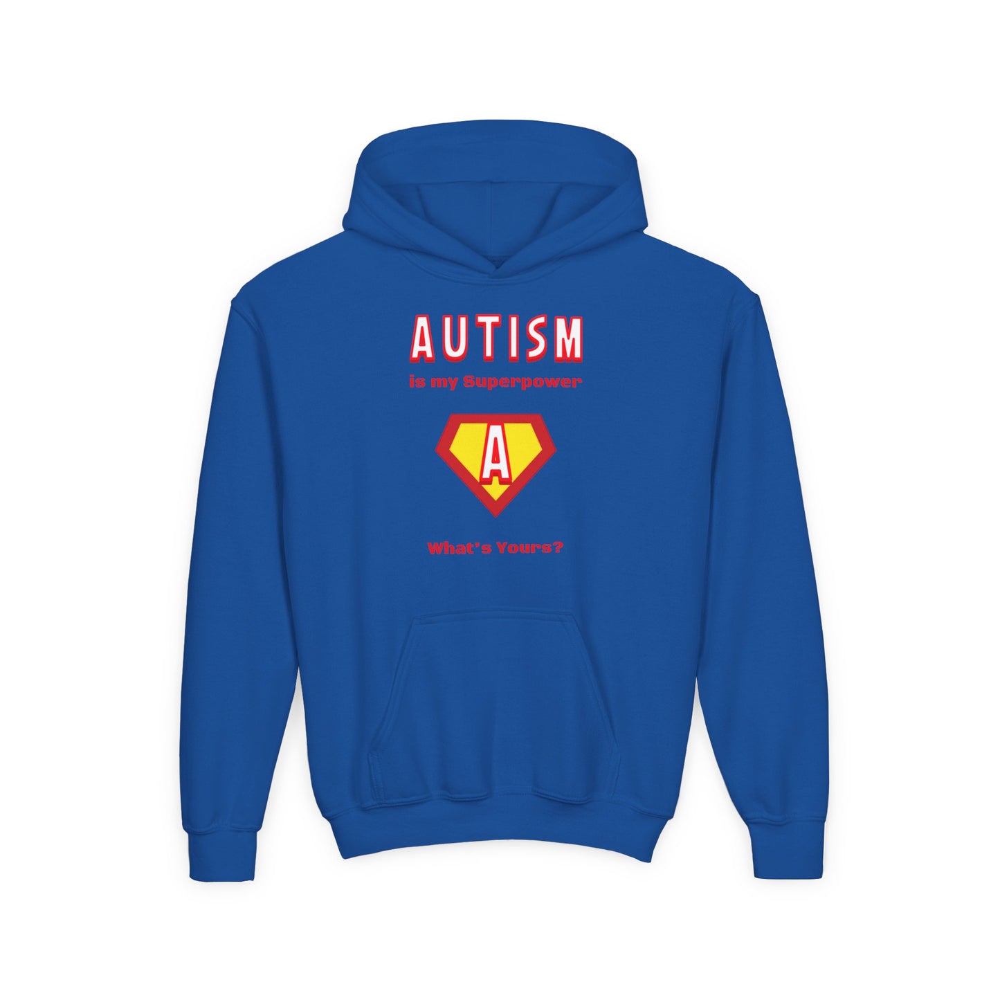 Youth Heavy Blend Hooded Sweatshirt - Superpower