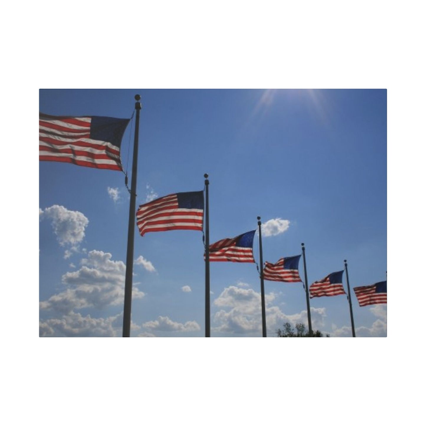 Classic Stretched Canvas - Flags