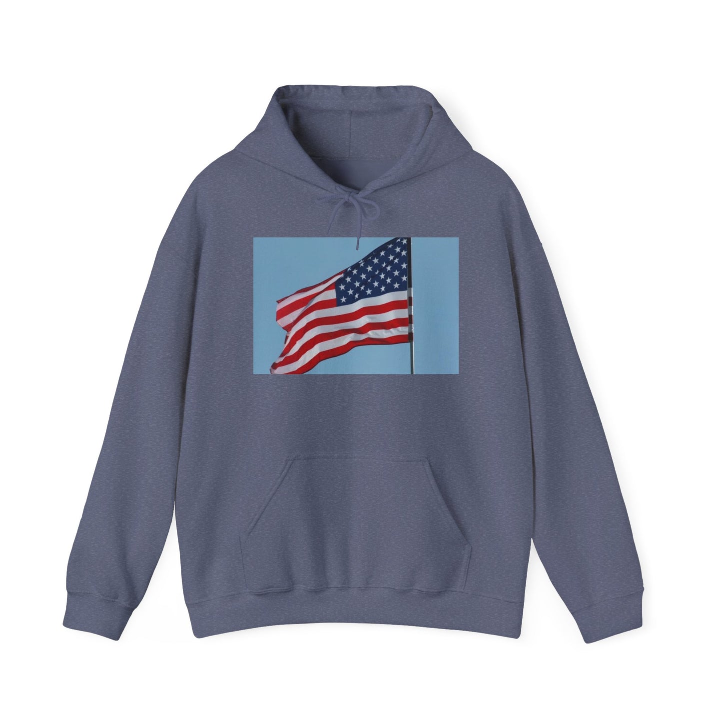 Unisex Heavy Blend™ Hooded Sweatshirt - USA Flag