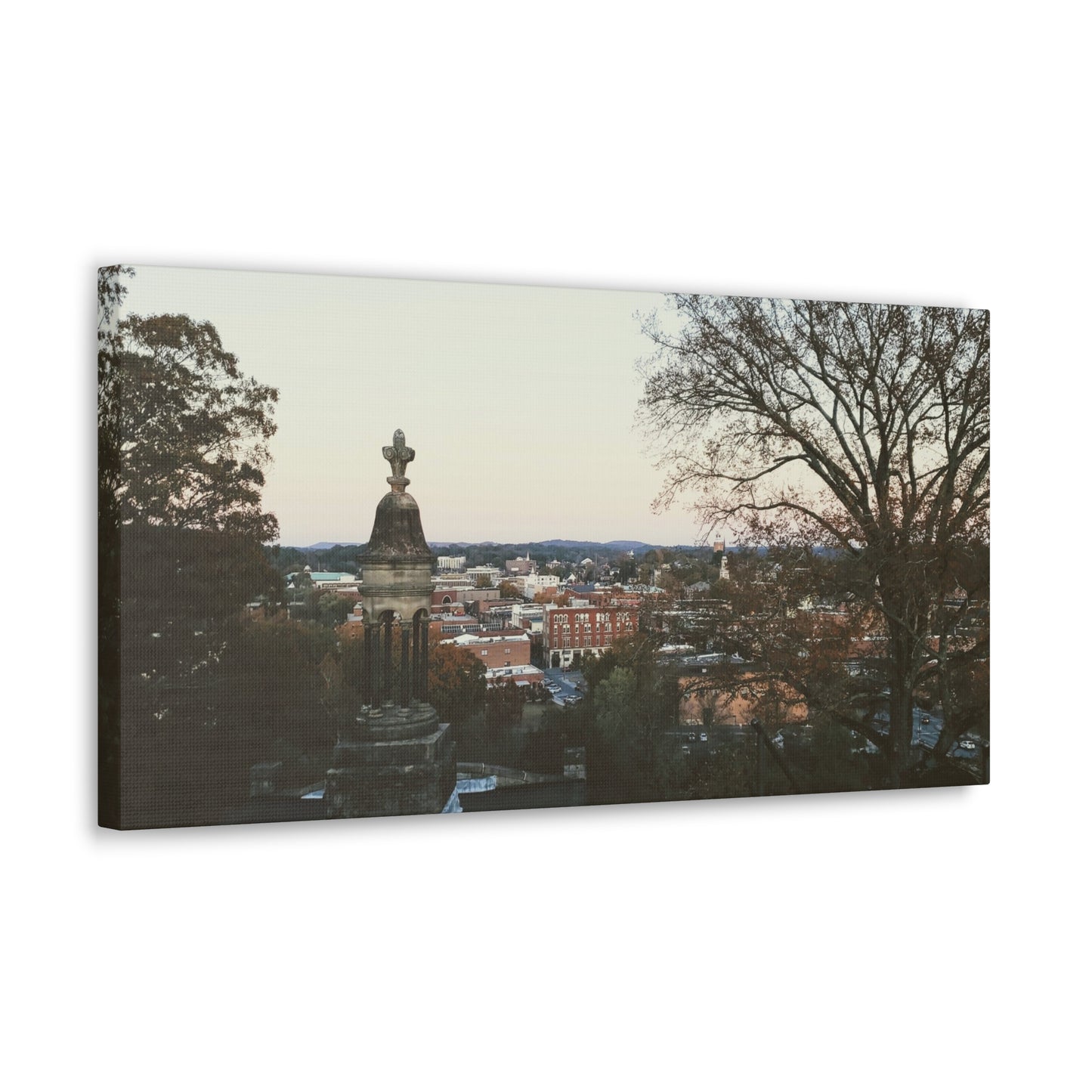 Classic Canvas - Rome, GA Cityscape in Old-Time color