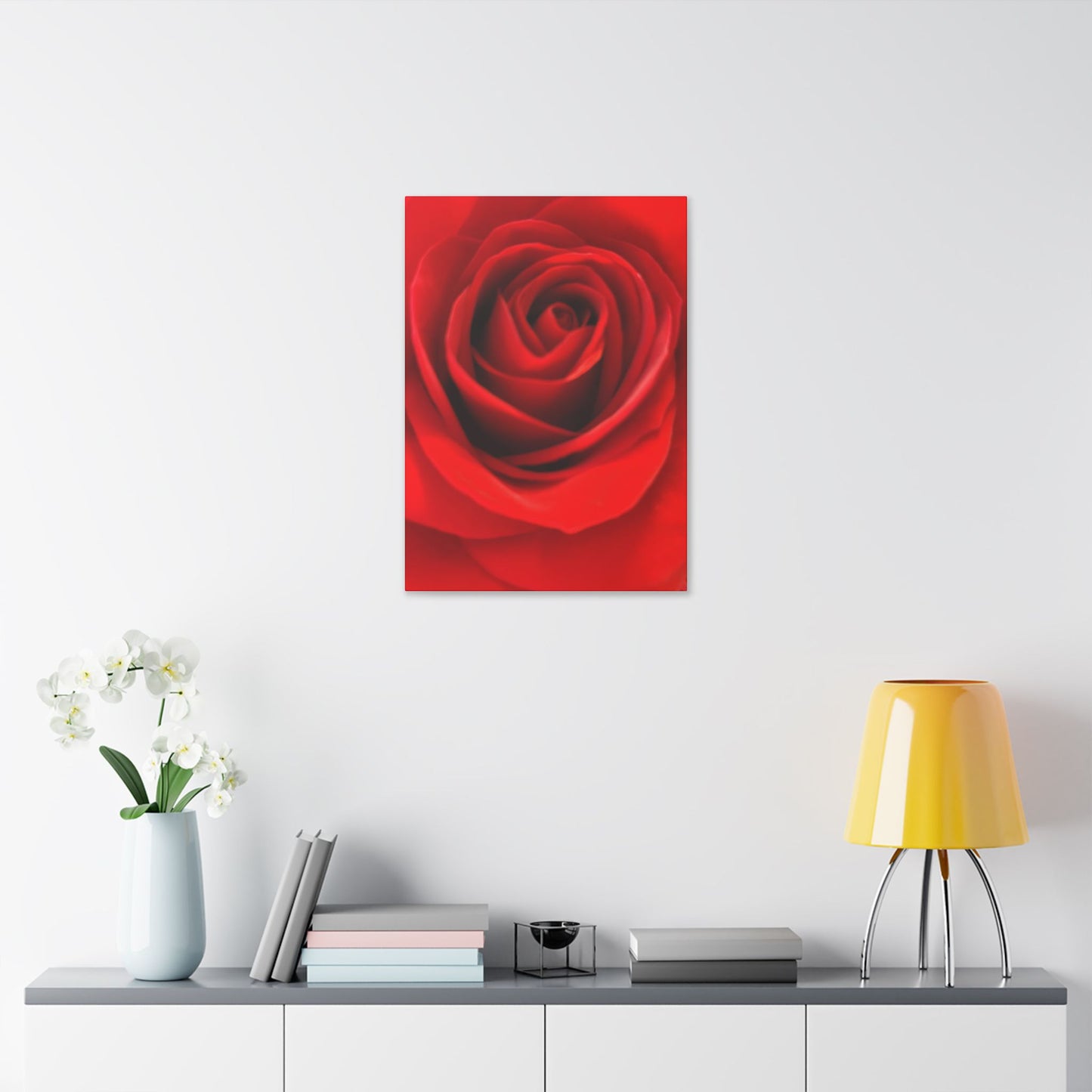 Classic Stretched Canvas - Rose
