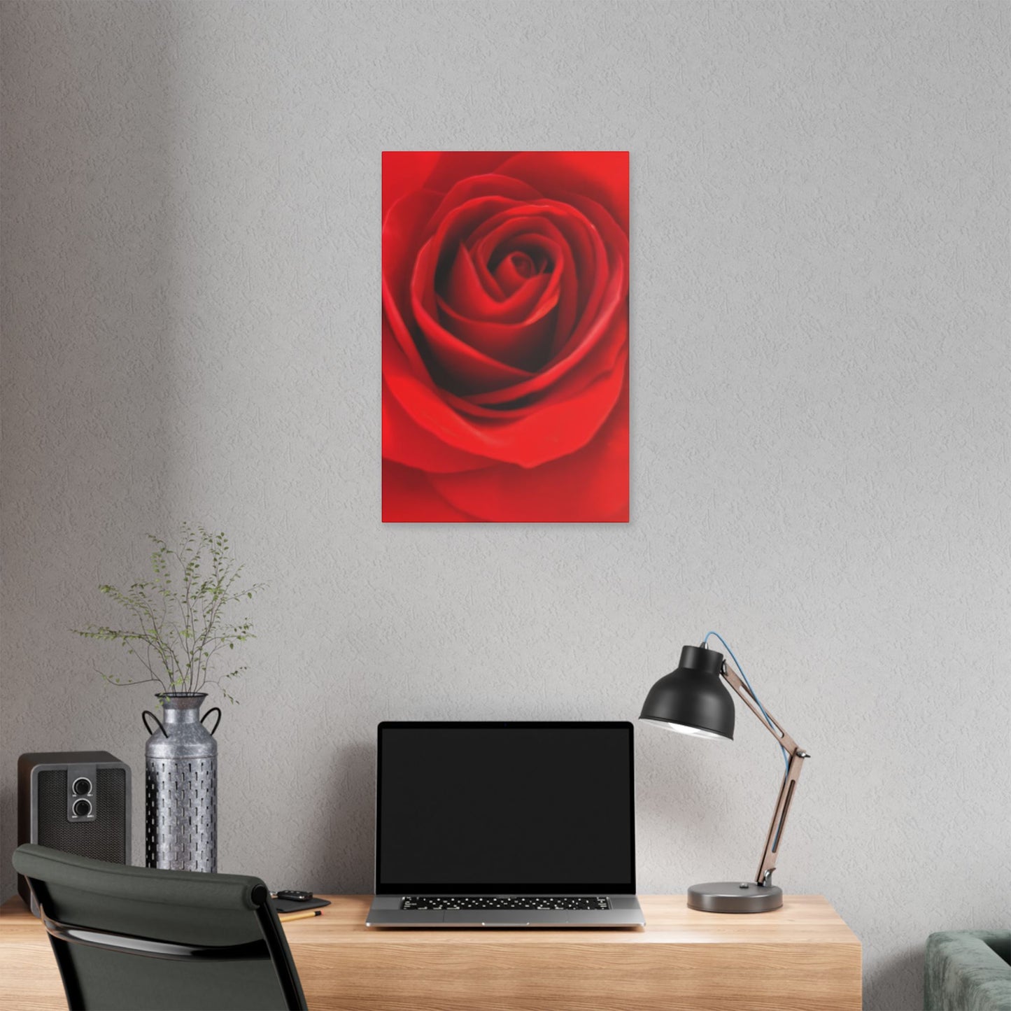 Classic Stretched Canvas - Rose