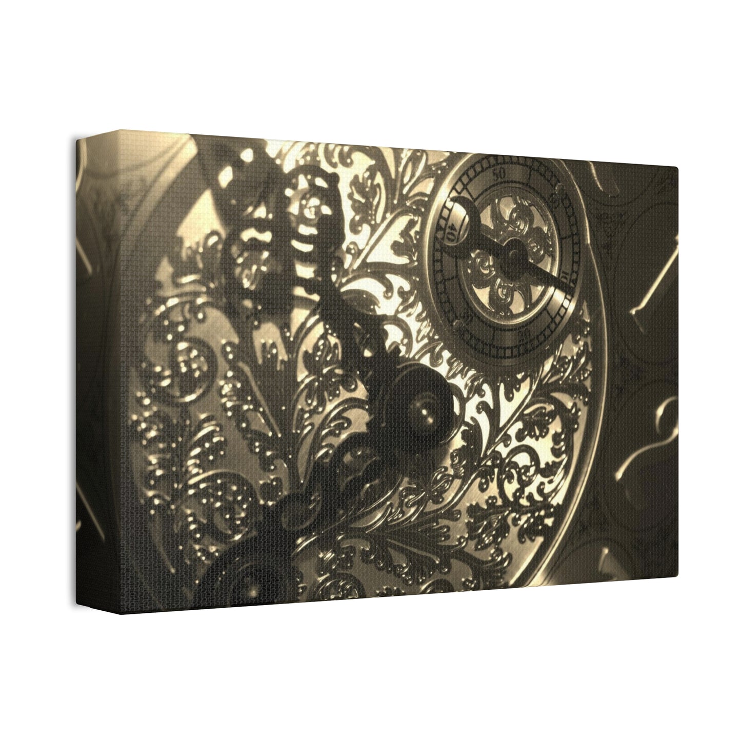 Canvas Stretched, 1.5'' - Grandfather Clock
