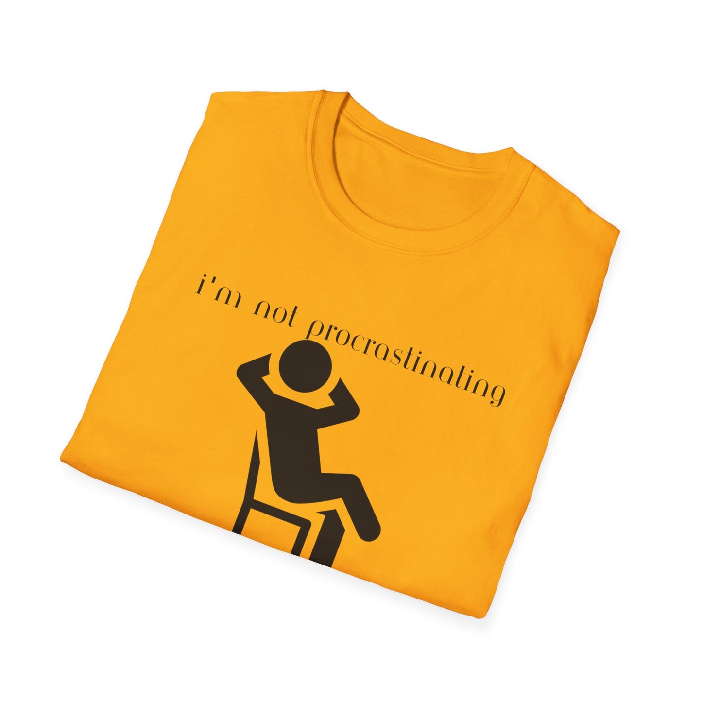 Unisex Softstyle T-Shirt - Procrastinating