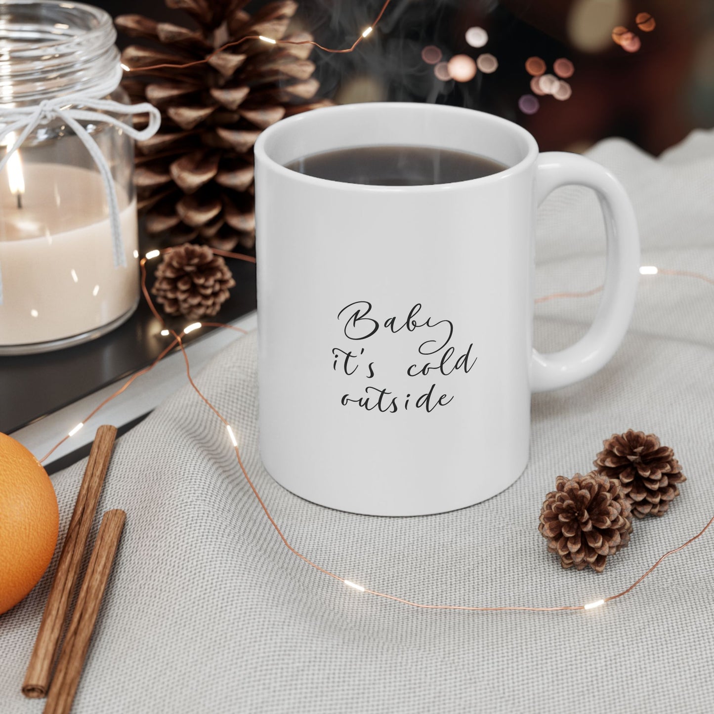 Inspirational Ceramic Mug - Hugs, Coffee Lovers Gift, Motivational Kitchen Decor, Self-Care Coffee Cup, Perfect for Birthdays